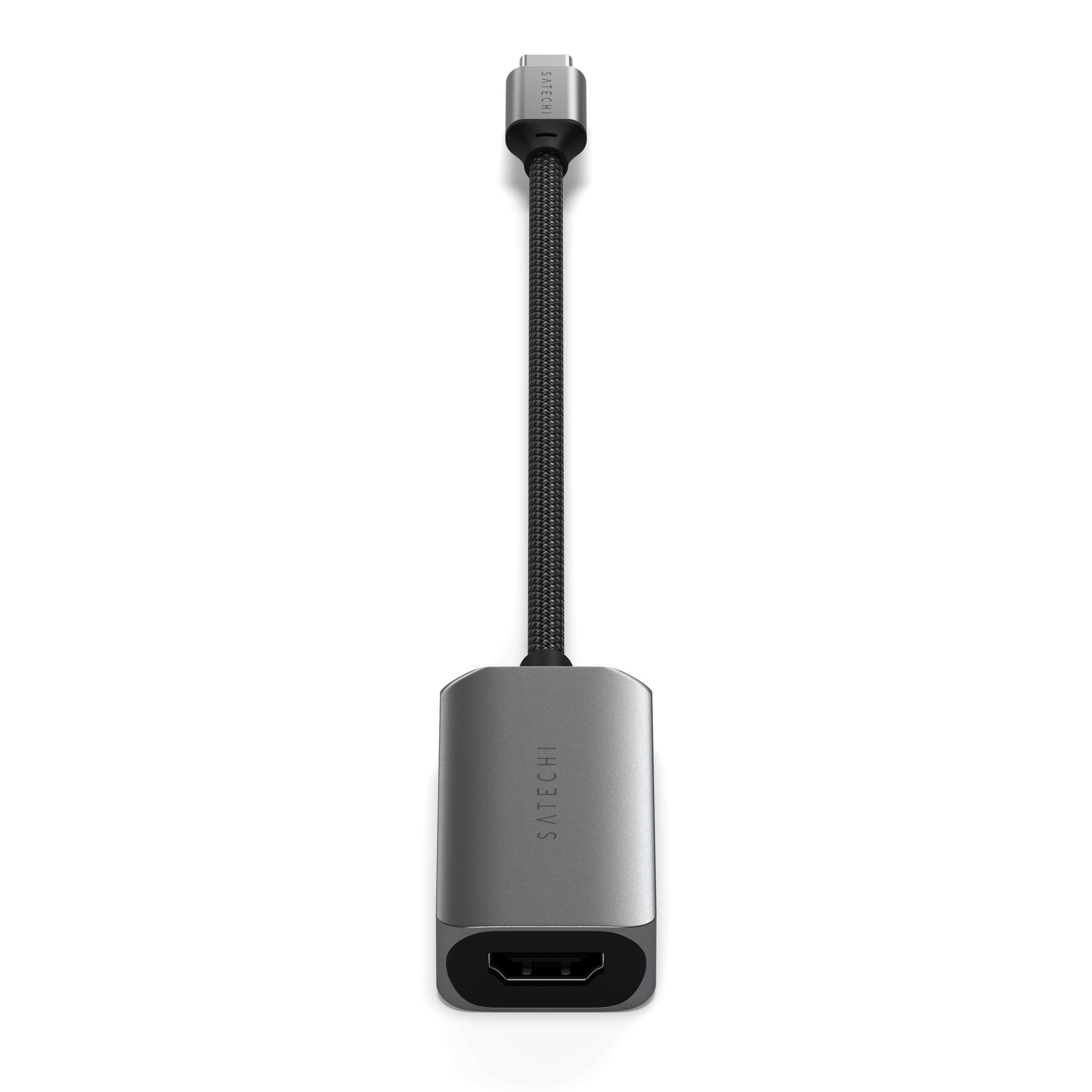 SATECHI - Adaptateur HDMI Double USB-C - Gris Foncé