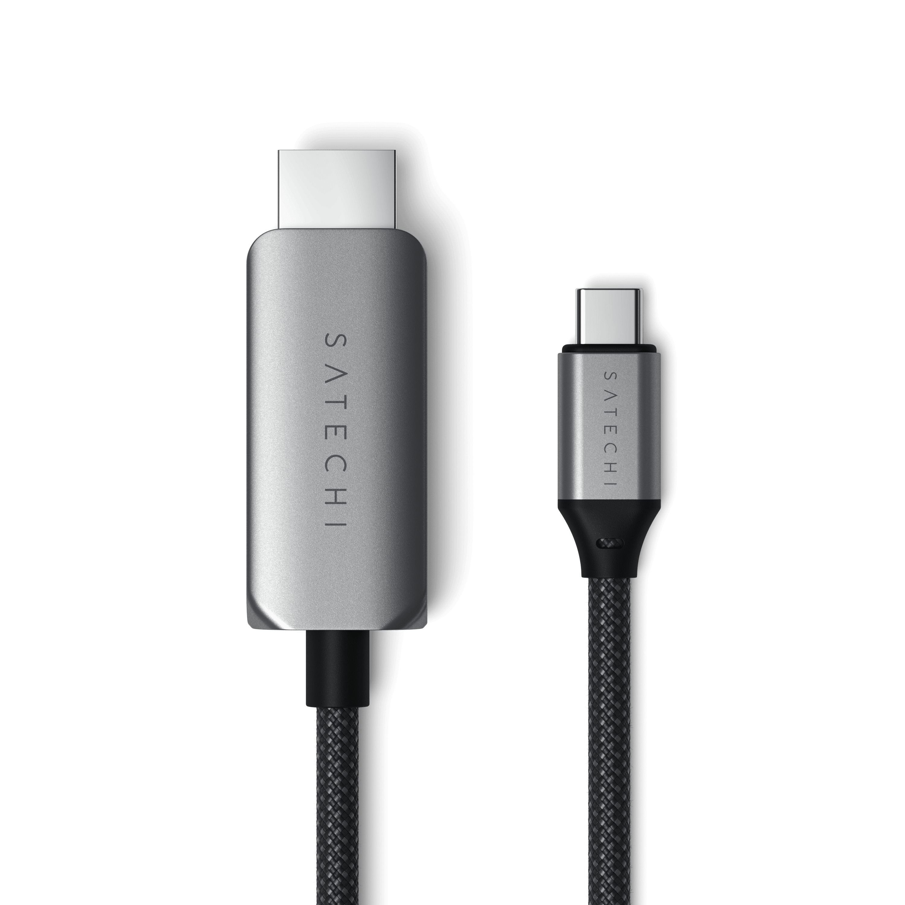Satechi Câble USB C vers HDMI Résolution 4K 60Hz Longueur 175cm Gris  sidéral - Câble & Adaptateur - LDLC
