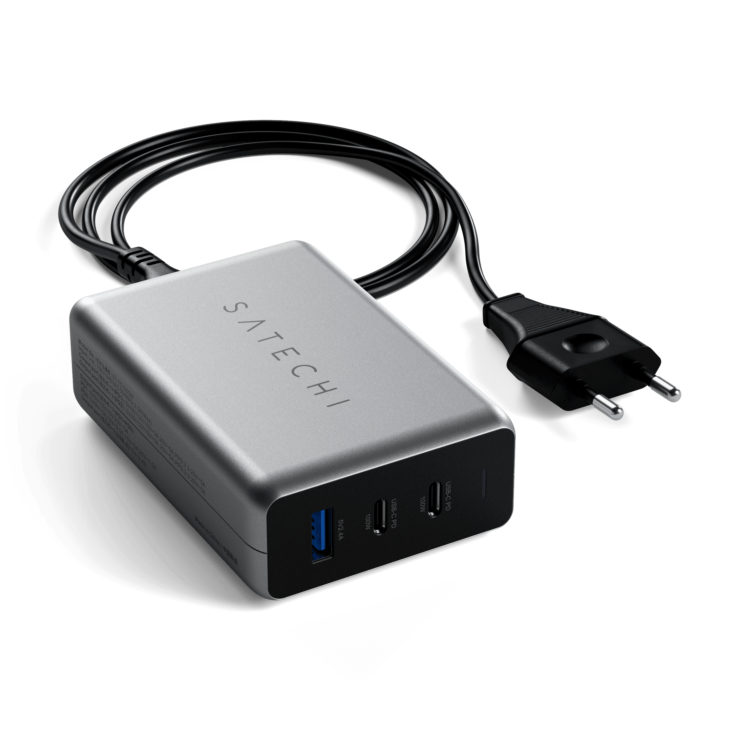 100W USB-C Compact Charger - GaN Charging - Satechi