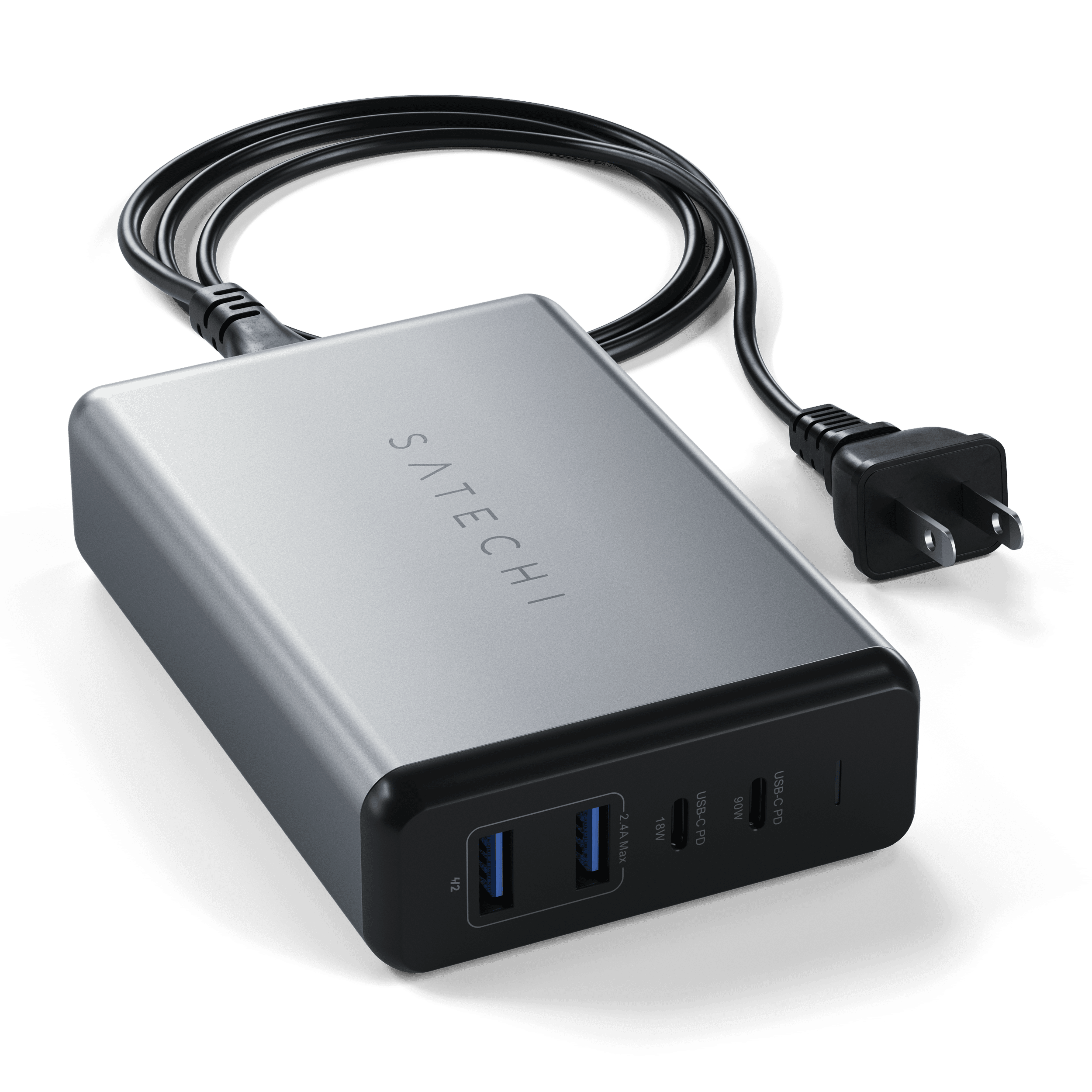 Satechi chargeur USB-C PD 3 ports 108 W GaN - Adaptateur Secteur