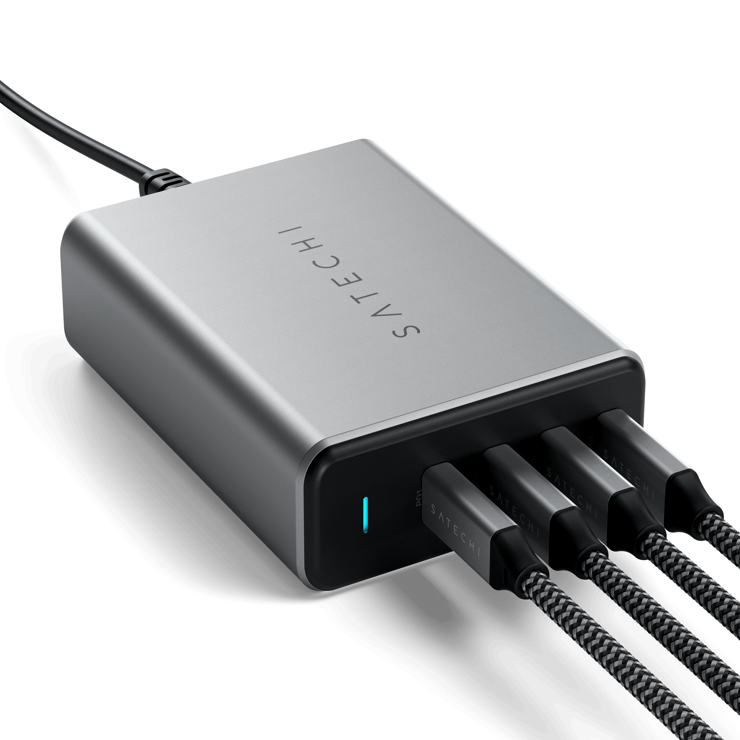 Chargeur USB C Multiple, Station de Charge à 3 Ports, Chargeur Multi - USB  30W avec 1