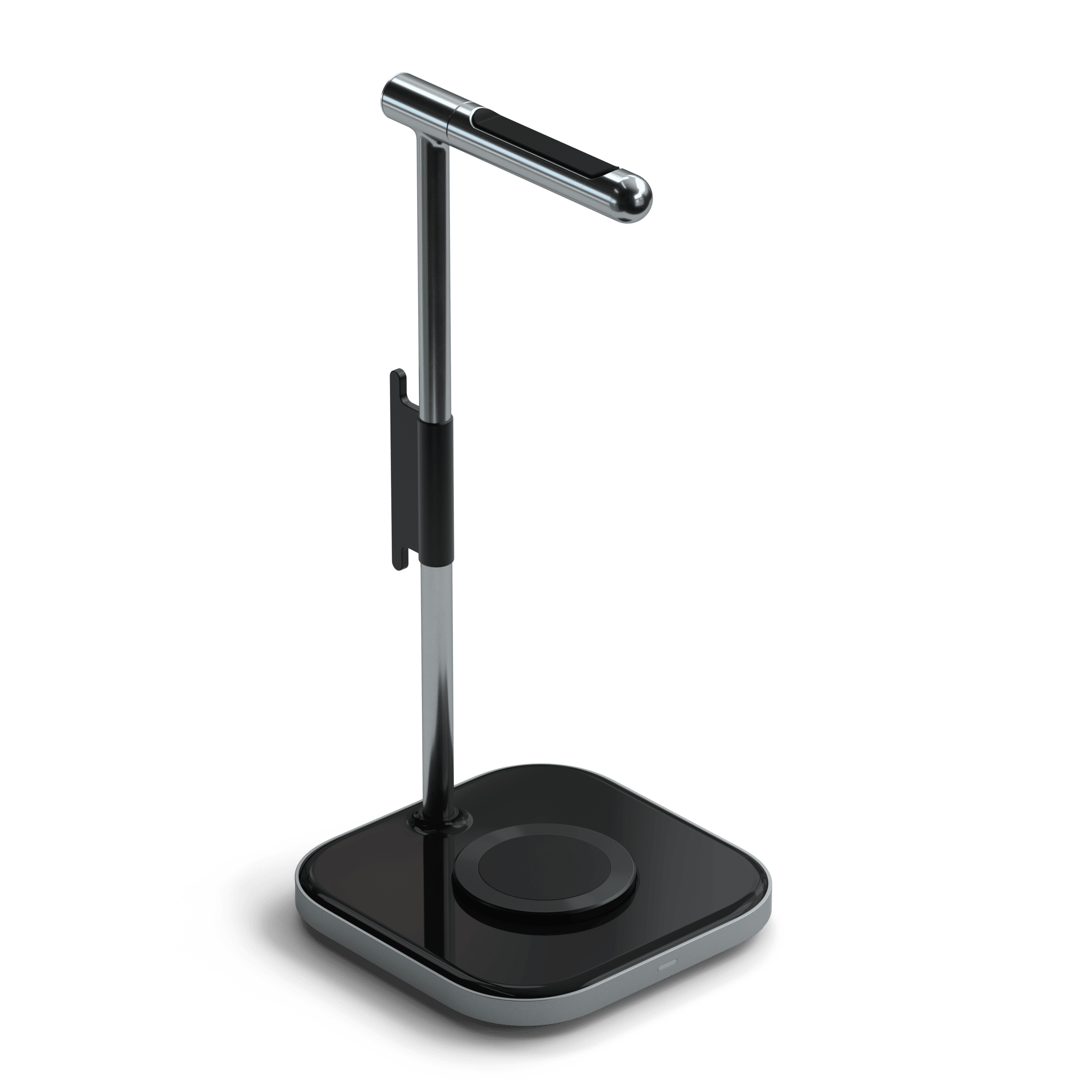 SATECHI - STAND DE CHARGE SANS FIL 2-EN-1 SPACE GREY