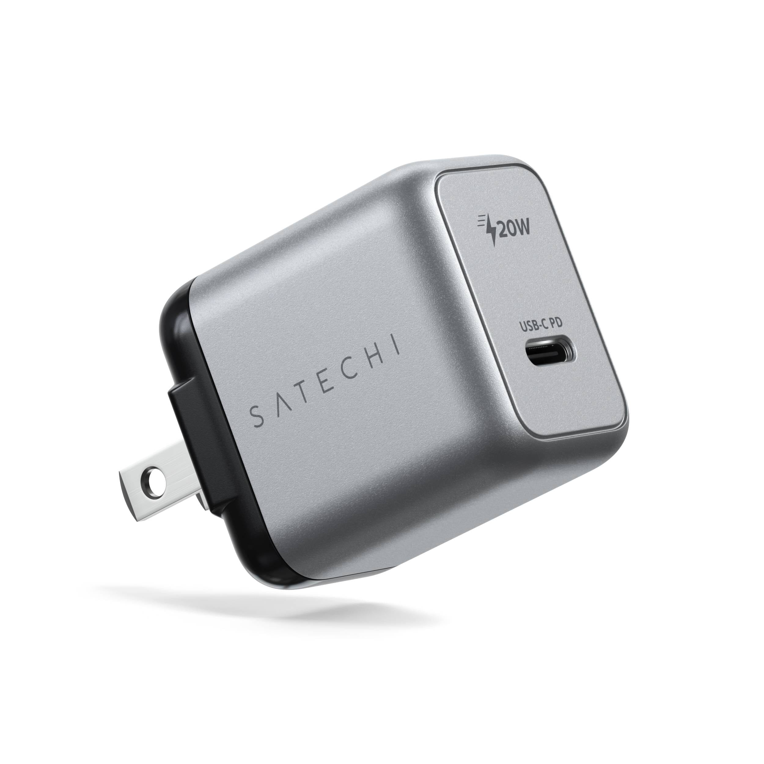 Satechi 100W USB-C/A 3 Port PD GaN Compact Charger - JB Hi-Fi