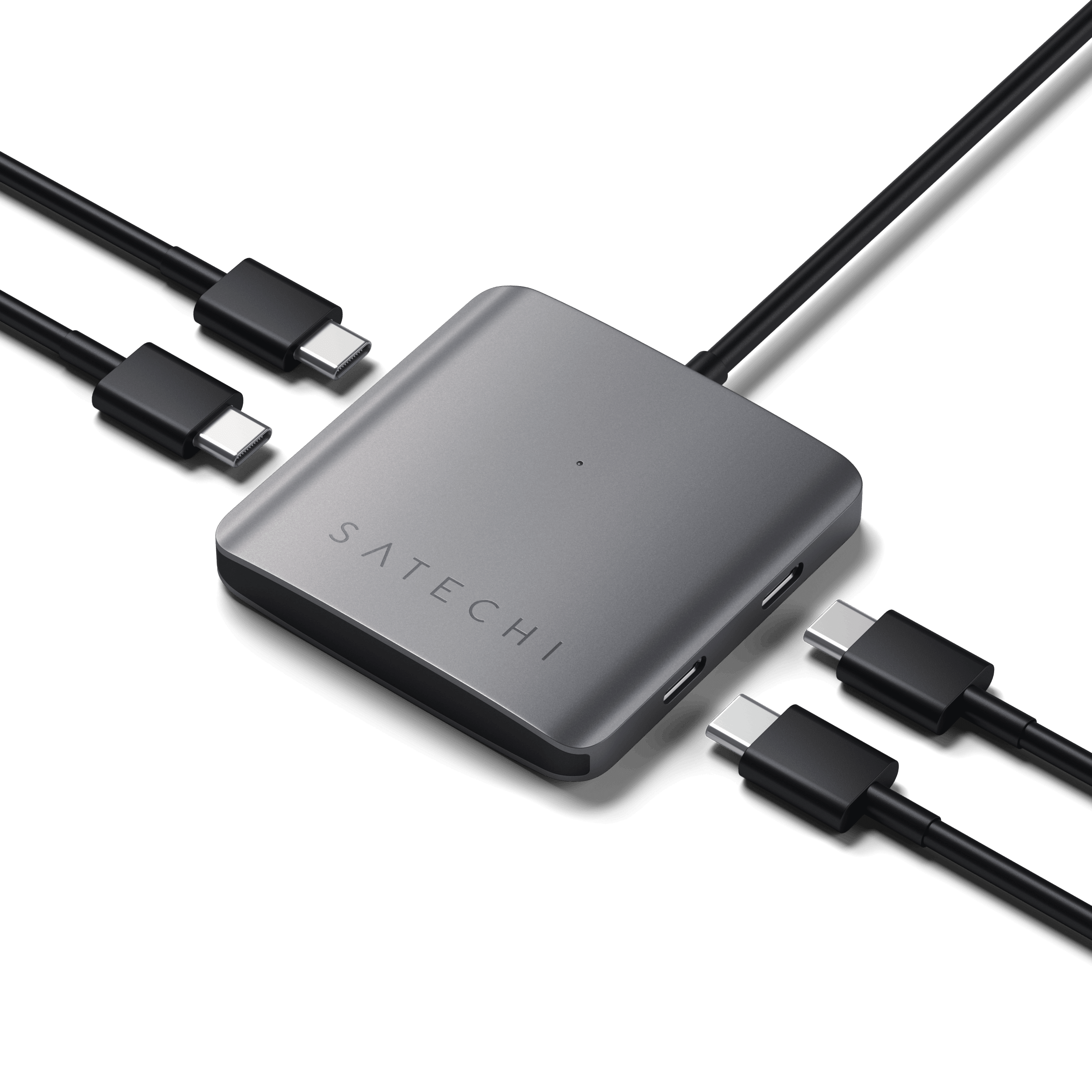 USB 3.0 4 Port Hub + USB-C Cable (USB Type-C)