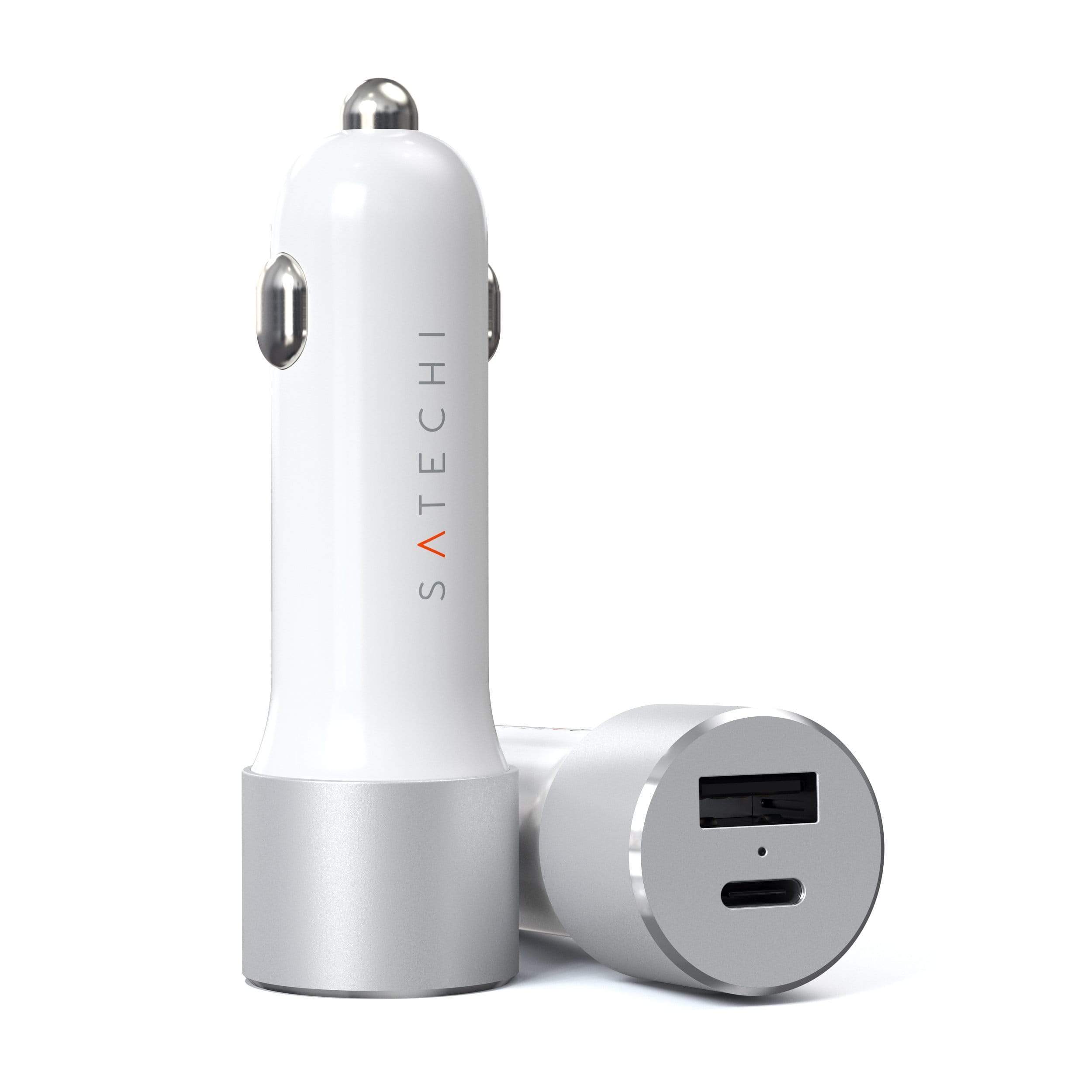72W Type-C PD Car Charger Adapter Adapters Satechi Silver 