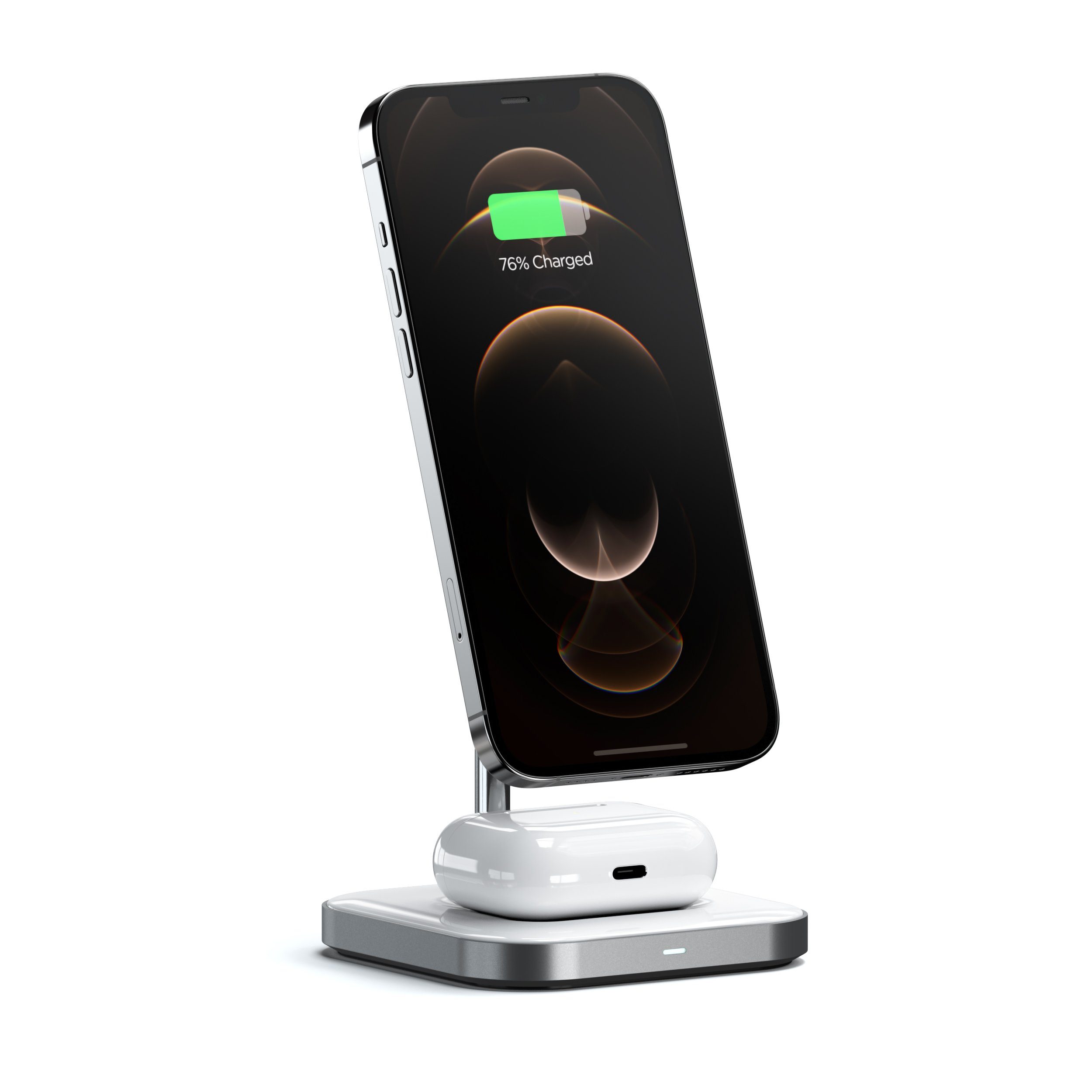Aluminum 2-in-1 Magnetic Wireless Charging Stand Wireless Chargers Satechi 