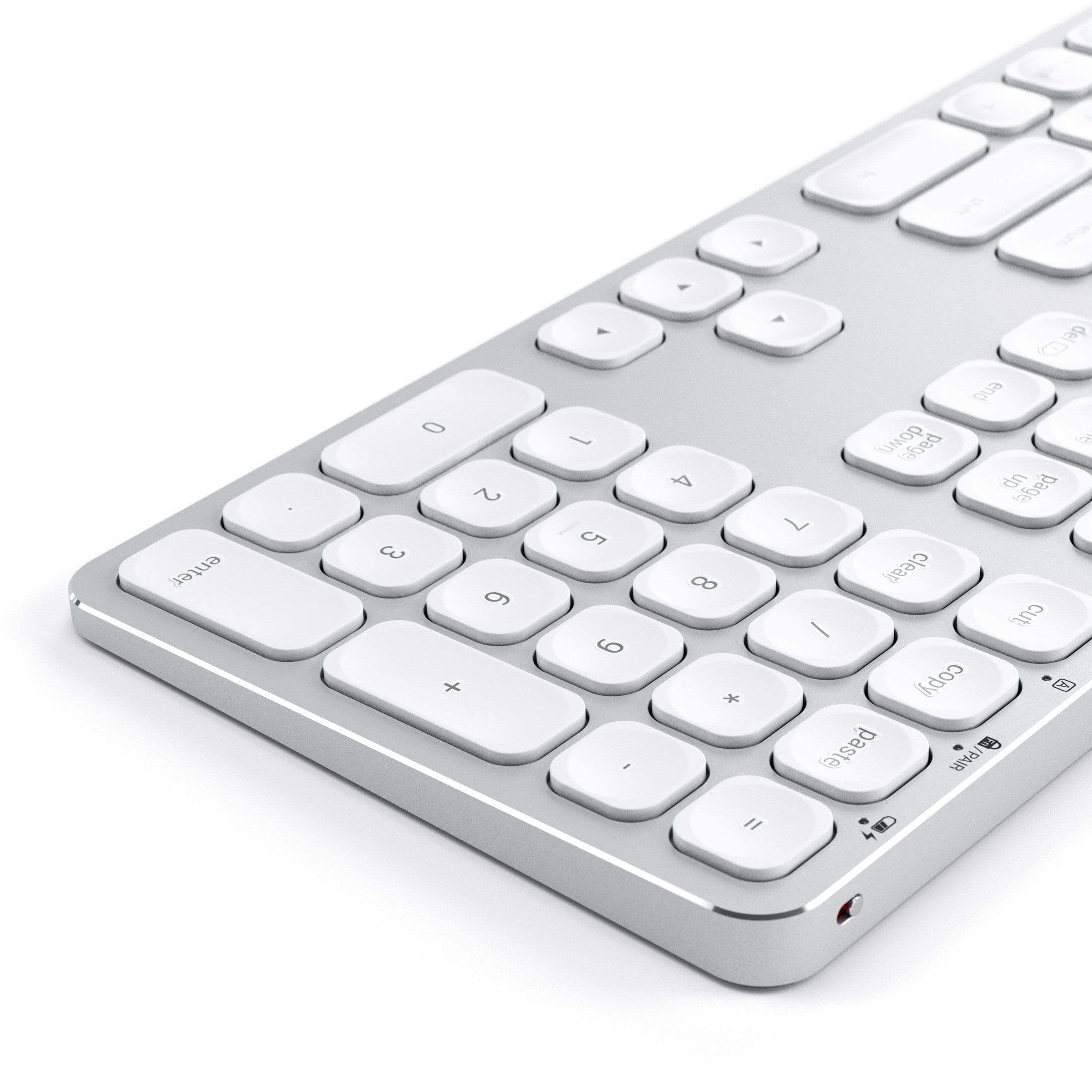 Satechi Clavier sans Fil Bluetooth Slim X3 avec Pavé - Touches Lumineuses  Et Sync Multi-Appareils - pour Macbook Pro/Air M2/M1, iPad Pro/Air M2/M1