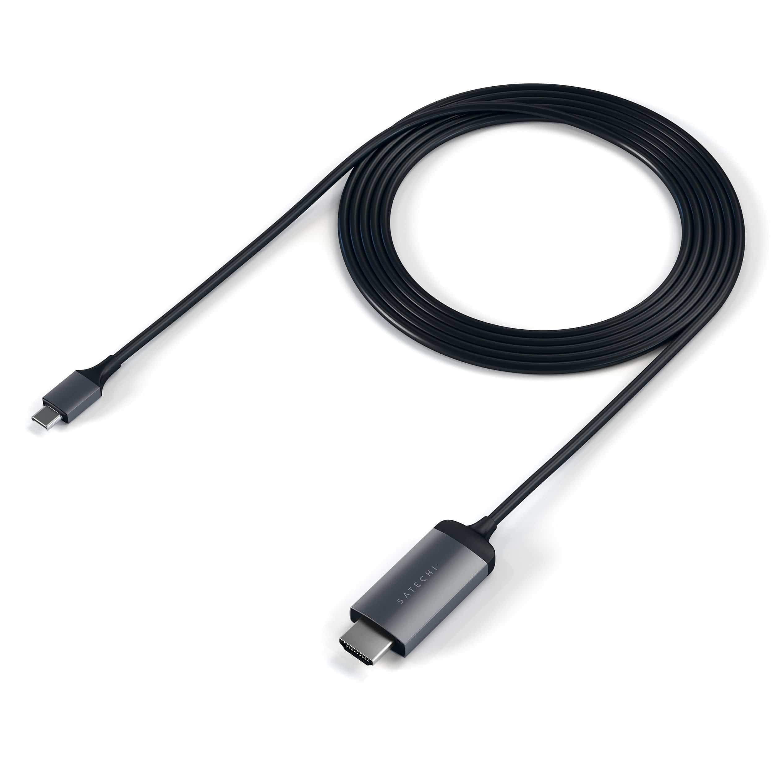 Aluminum Type-C to HDMI Cable 4K 60Hz Cables Satechi Space Gray