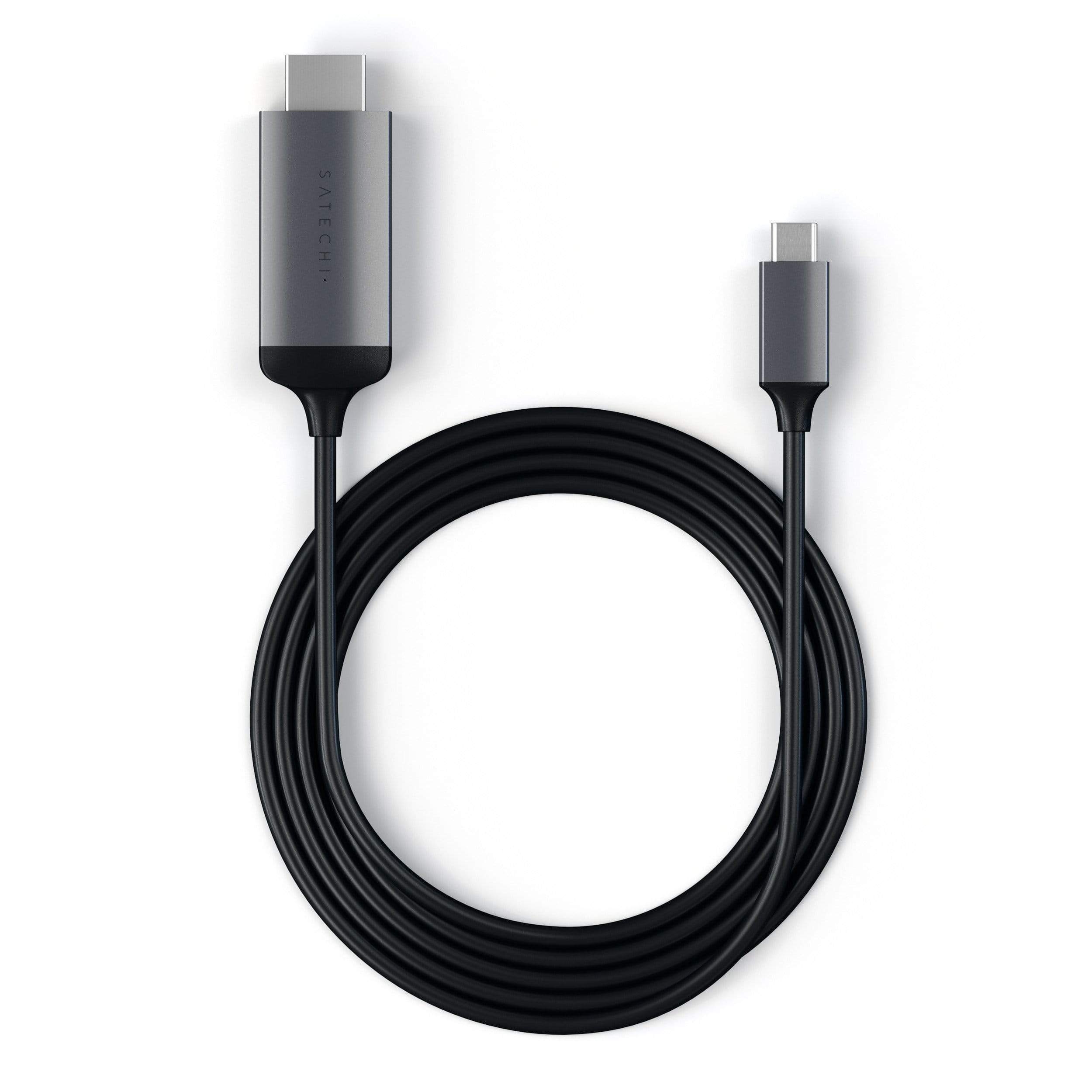 Satechi Câble USB C vers HDMI Résolution 4K 60Hz Longueur 175cm Gris  sidéral - Câble & Adaptateur - LDLC