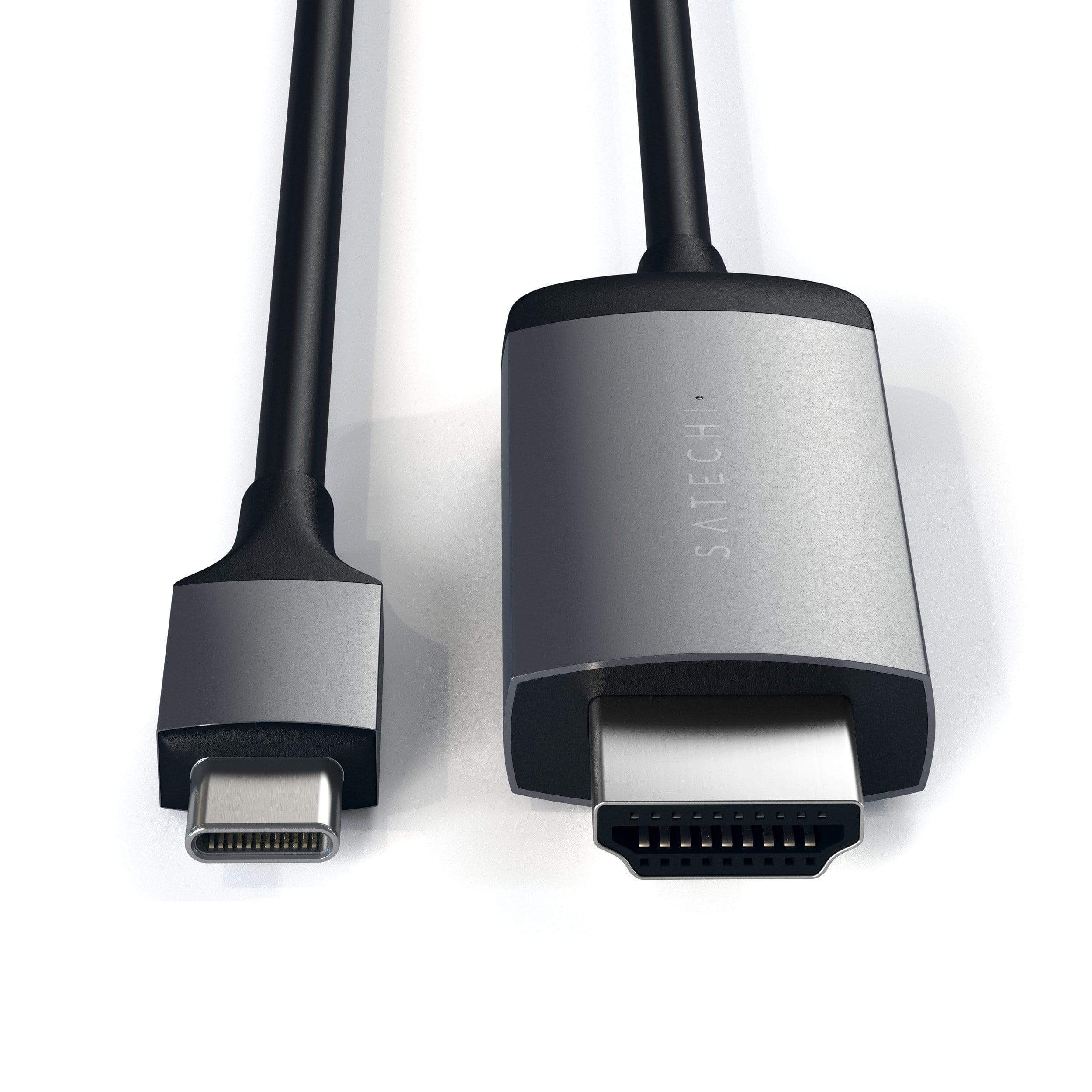 Aluminum Type-C to HDMI Cable 4K 60Hz Cables Satechi Space Gray