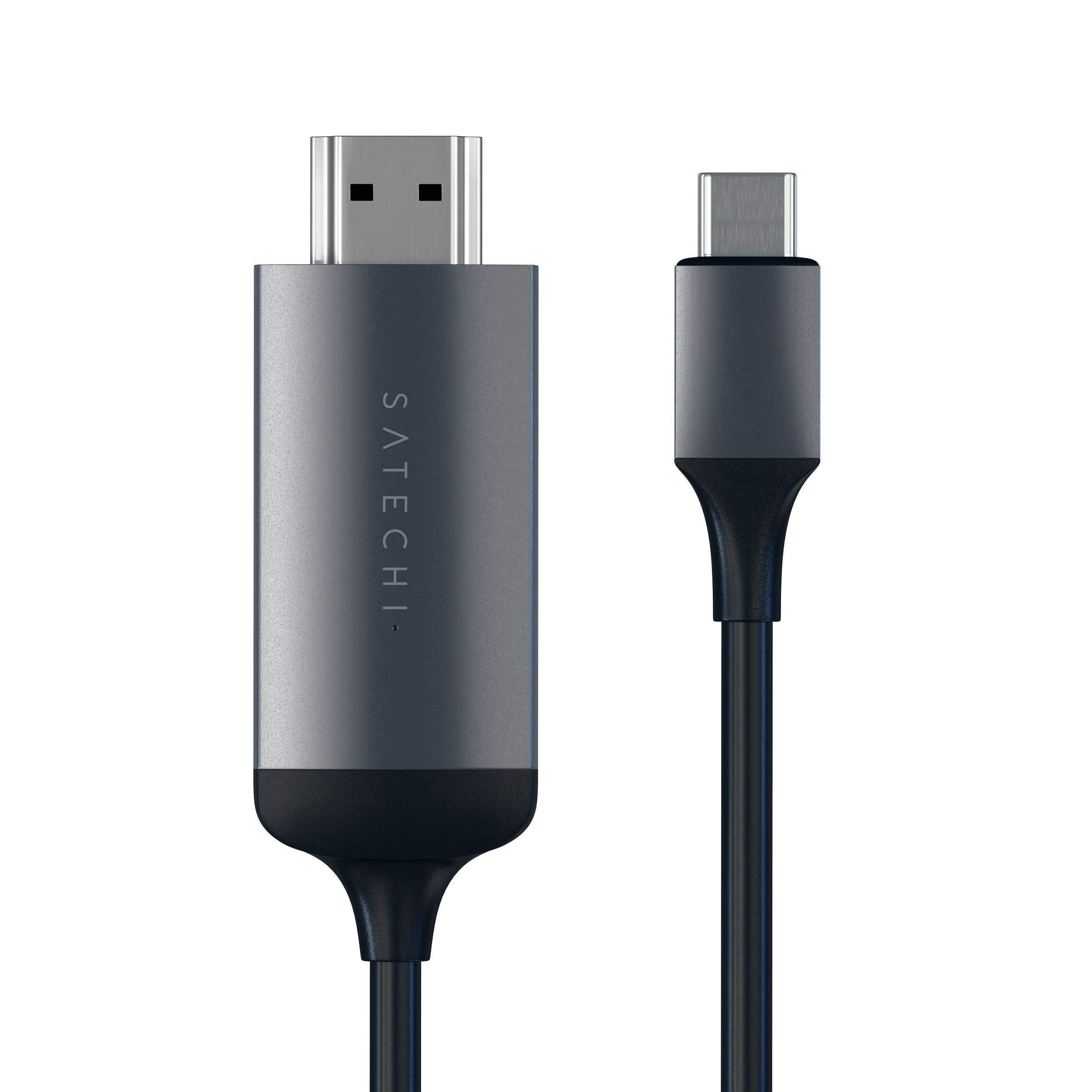 Cable Satechi Lightning USB-C a Cable de Carga Mfi 25cm - Gris