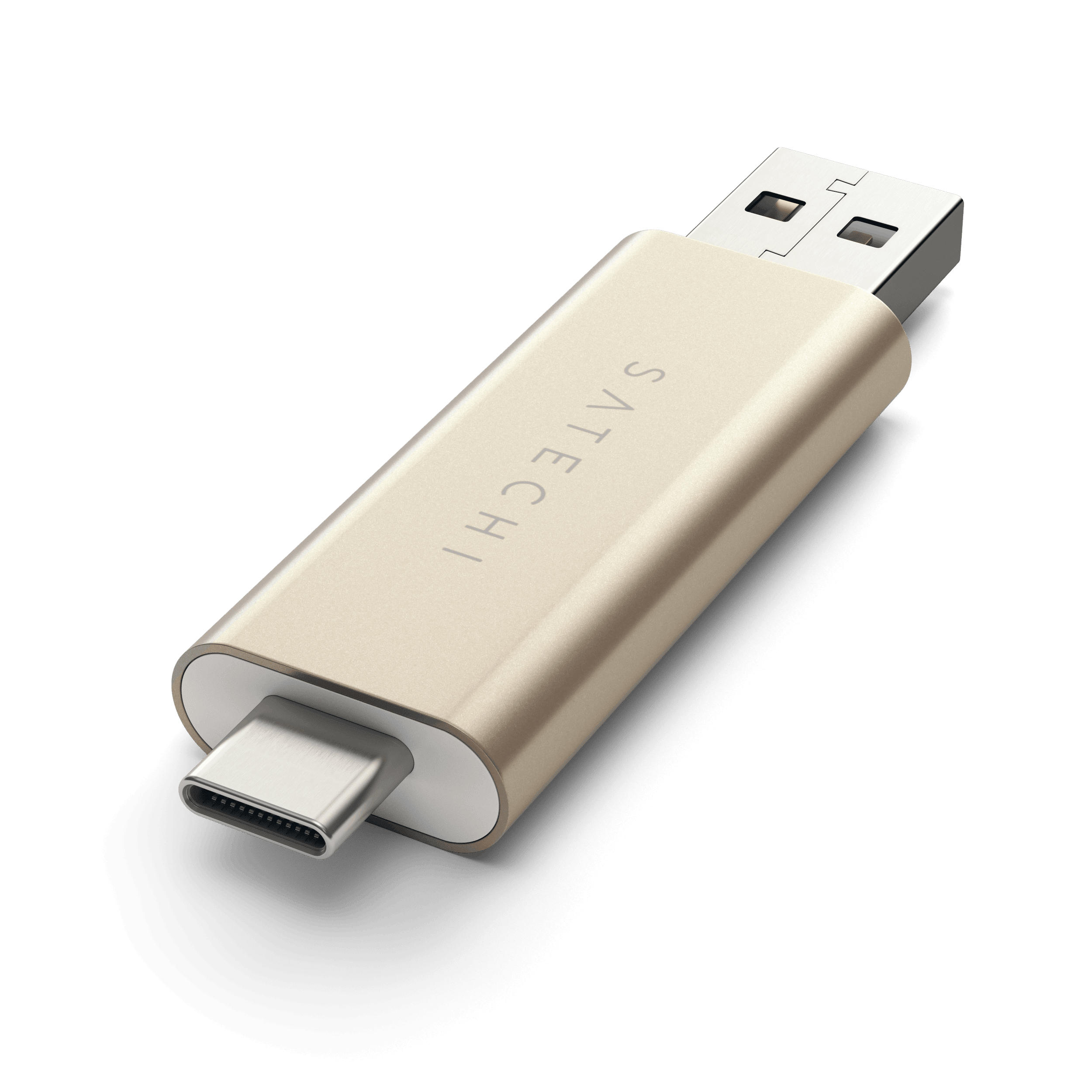 Hub USB C vers 3 USB + Lecteur carte SD / Micro-SD Compact Satechi Argent