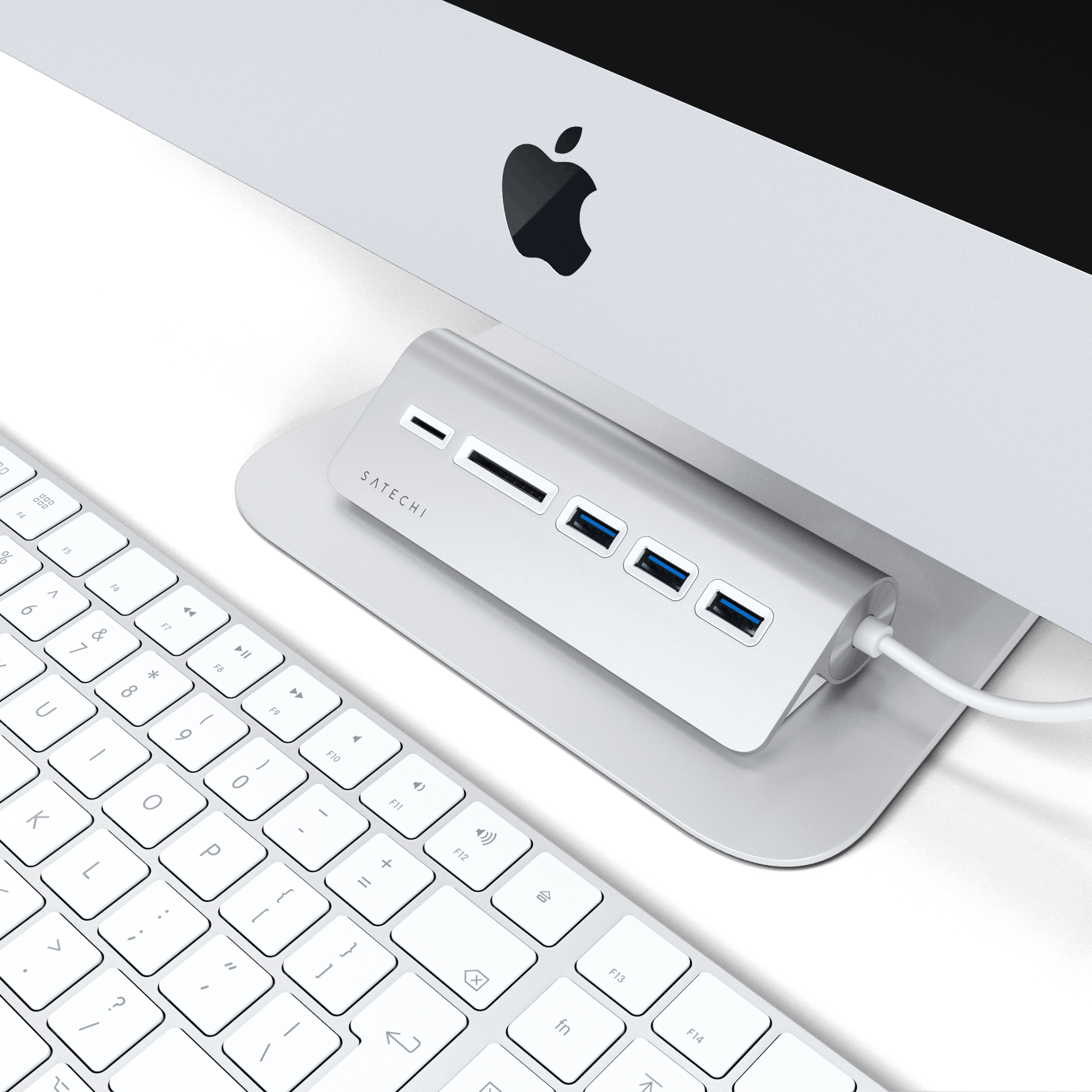 Aluminum USB 3.0 Hub & Card Reader USB Hubs Satechi