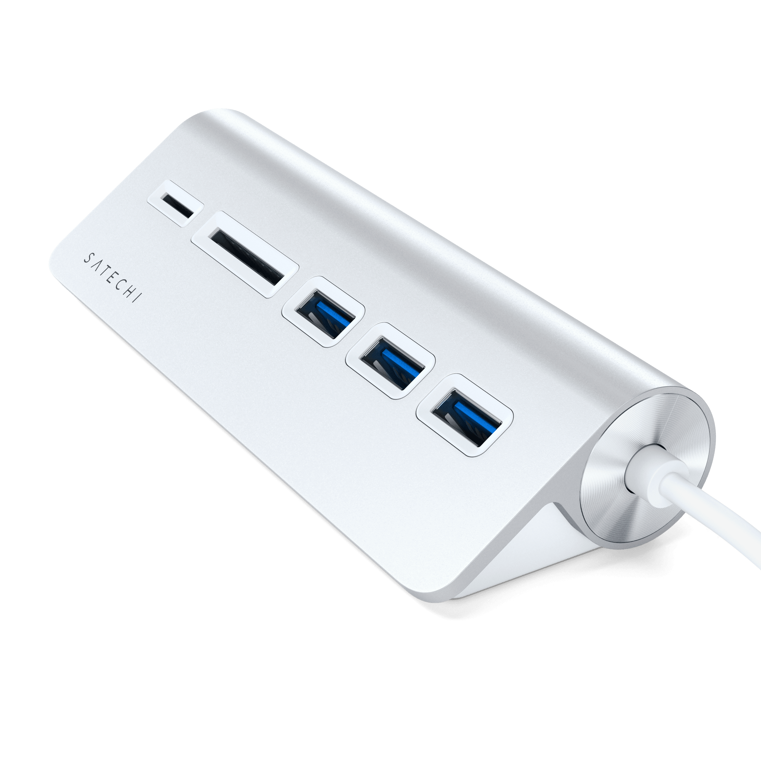 Aluminum USB 3.0 Hub & Card Reader USB Hubs Satechi