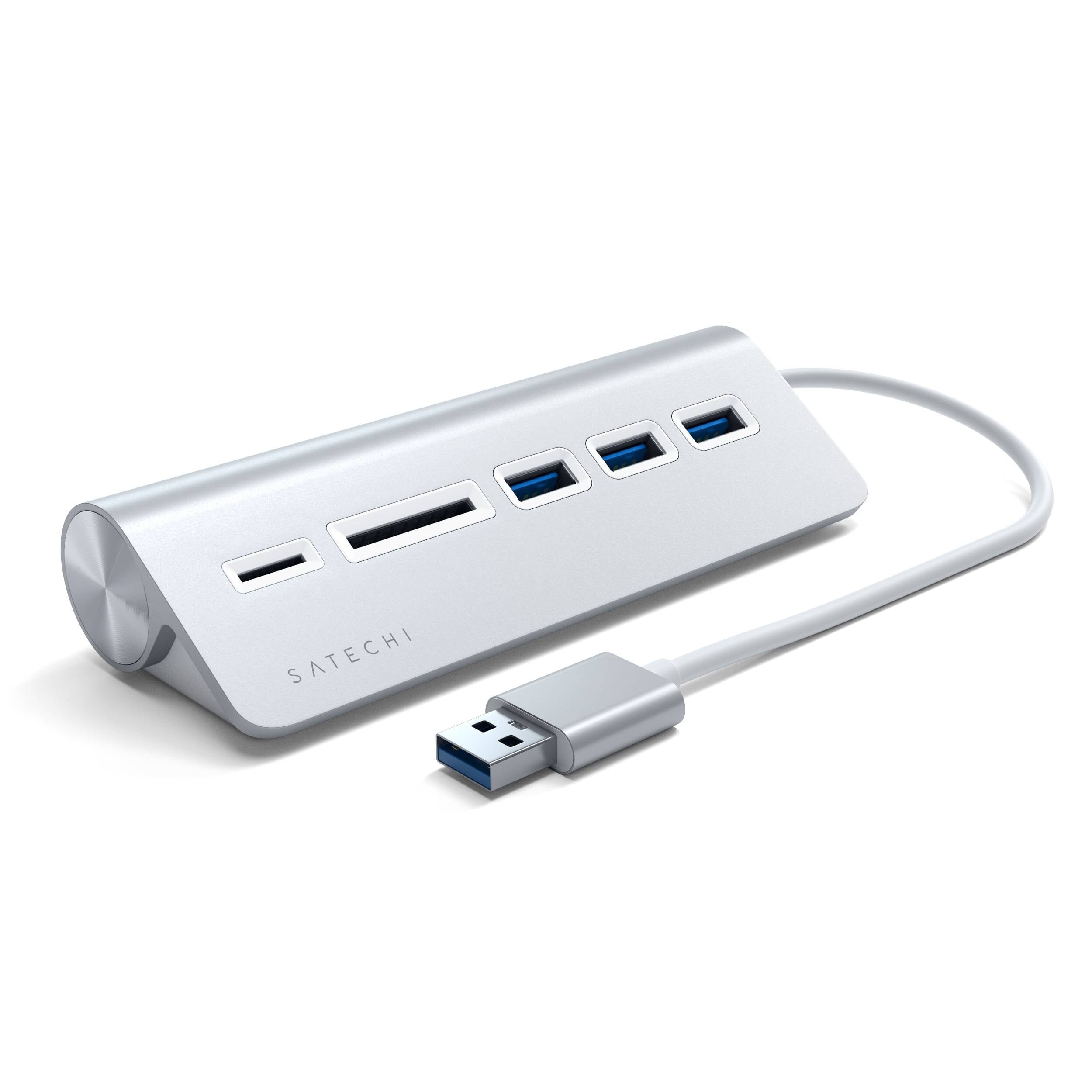 Aluminum USB 3.0 Hub & Card Reader USB Hubs Satechi