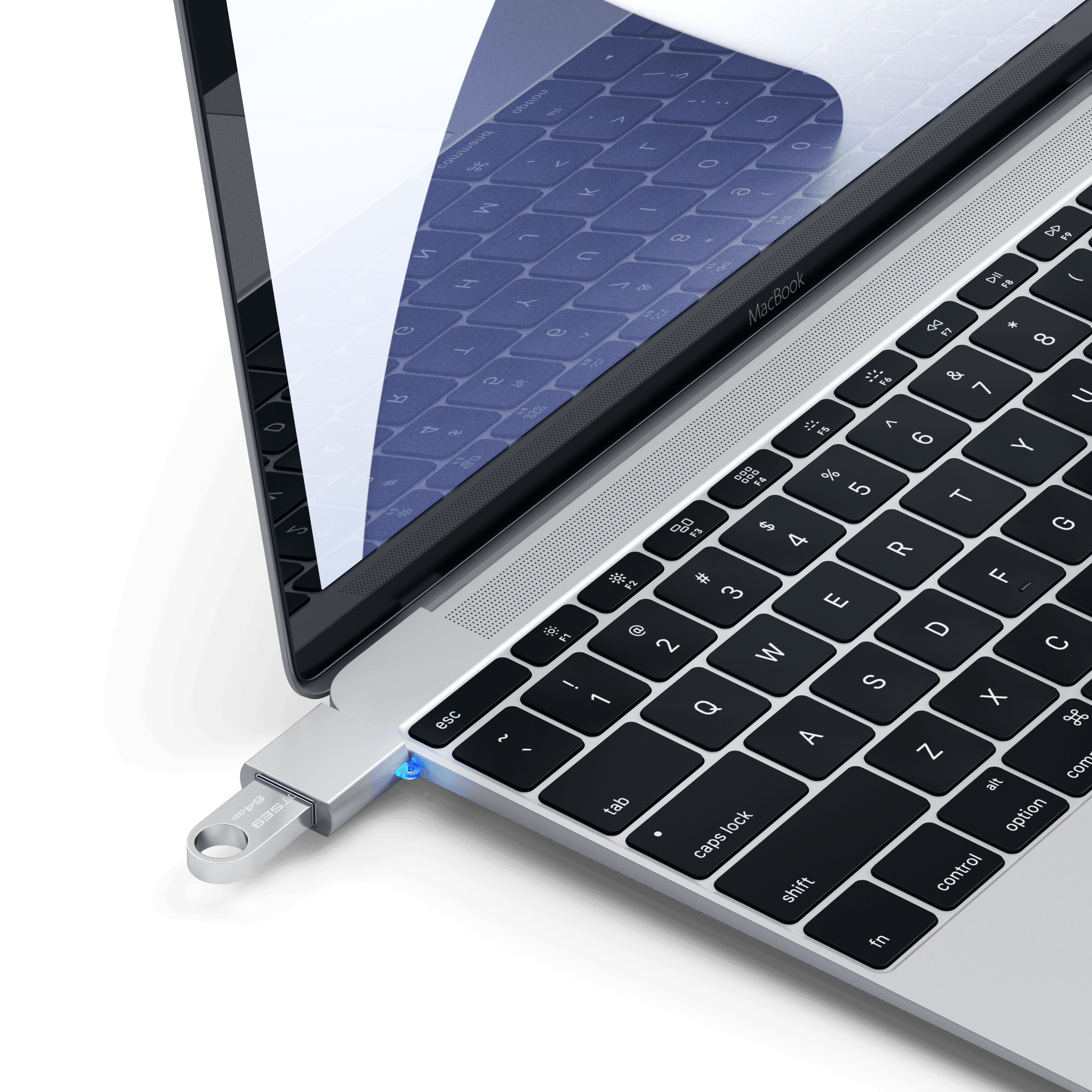 Adaptateur Aluminium Satechi USB-C vers USB-A 3.0