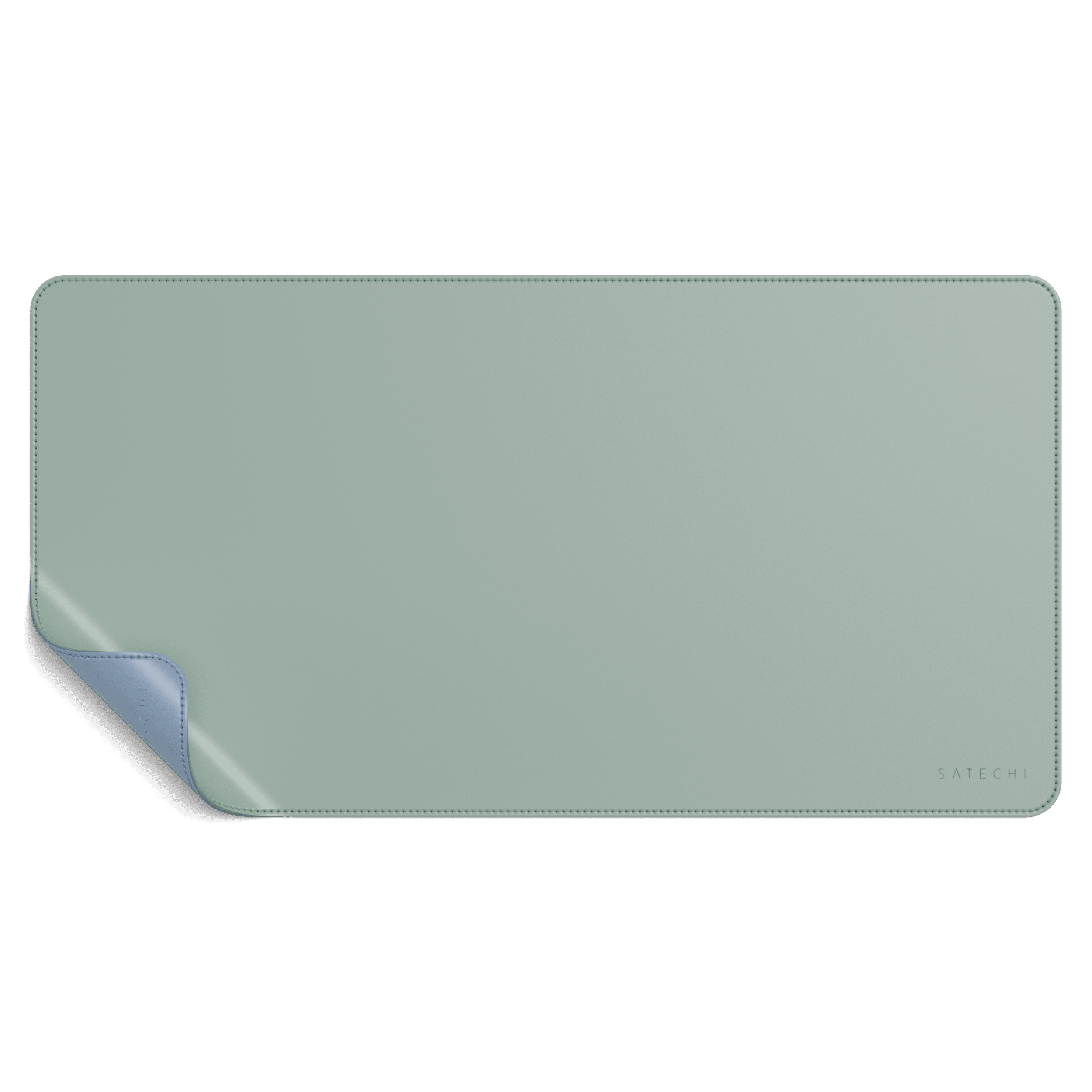 Dual Sided Eco-Leather Deskmate Desk Mats Satechi Blue & Green