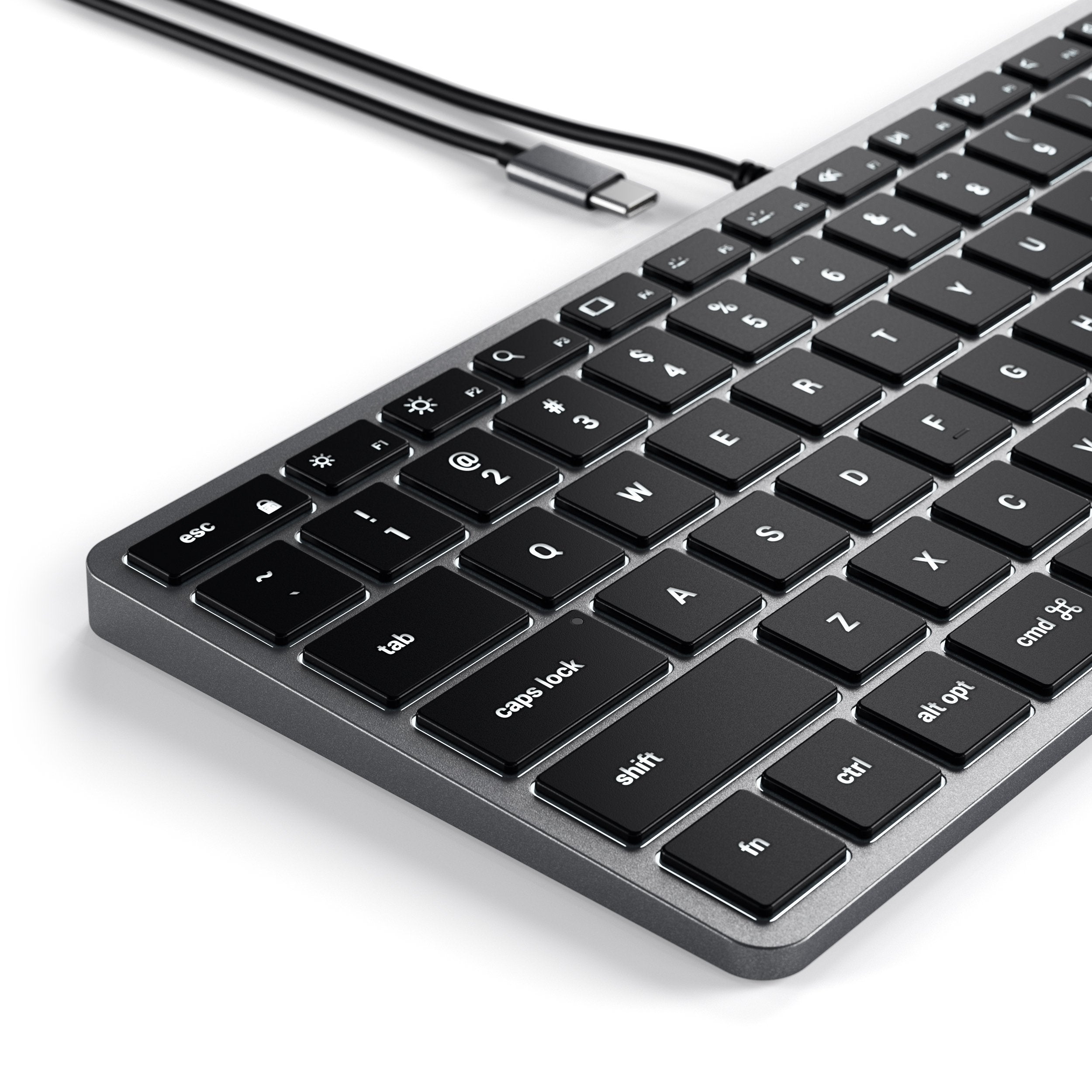 Slim X1 Wired Backlit Keyboard Keyboards Satechi 