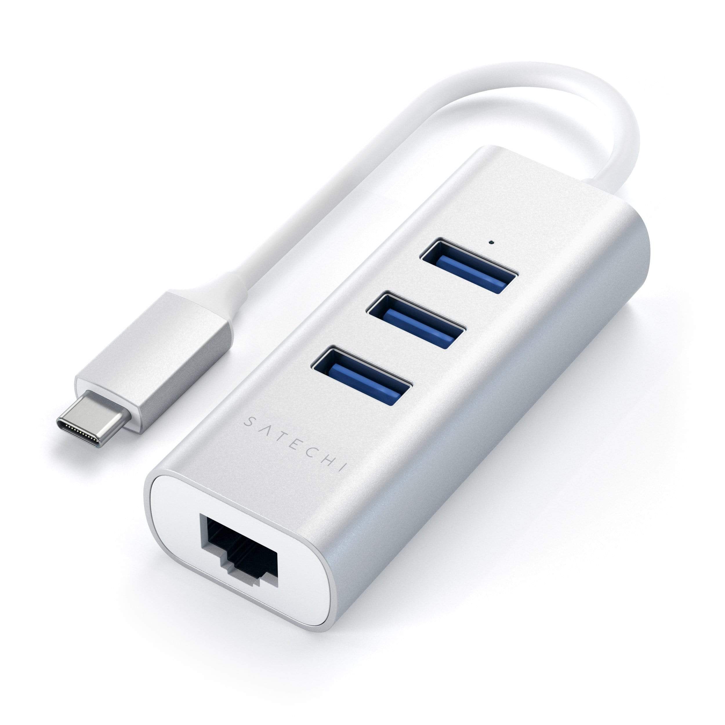 Satechi Hub USB-C Slim multiport 7-en-1 - Argent - Station d'accueil PC  portable - Garantie 3 ans LDLC