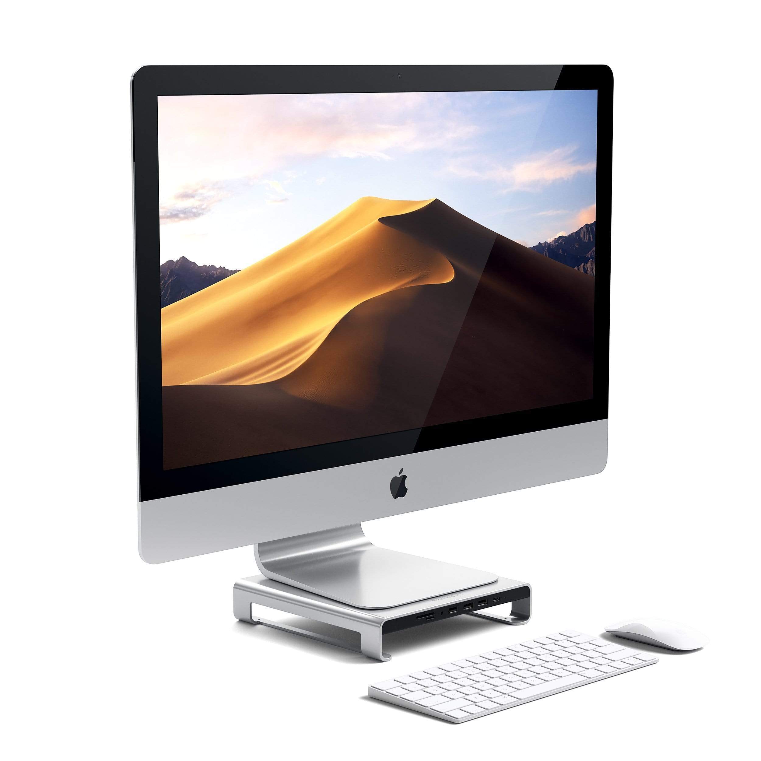 Type-C Aluminum Monitor Stand Hub for iMac