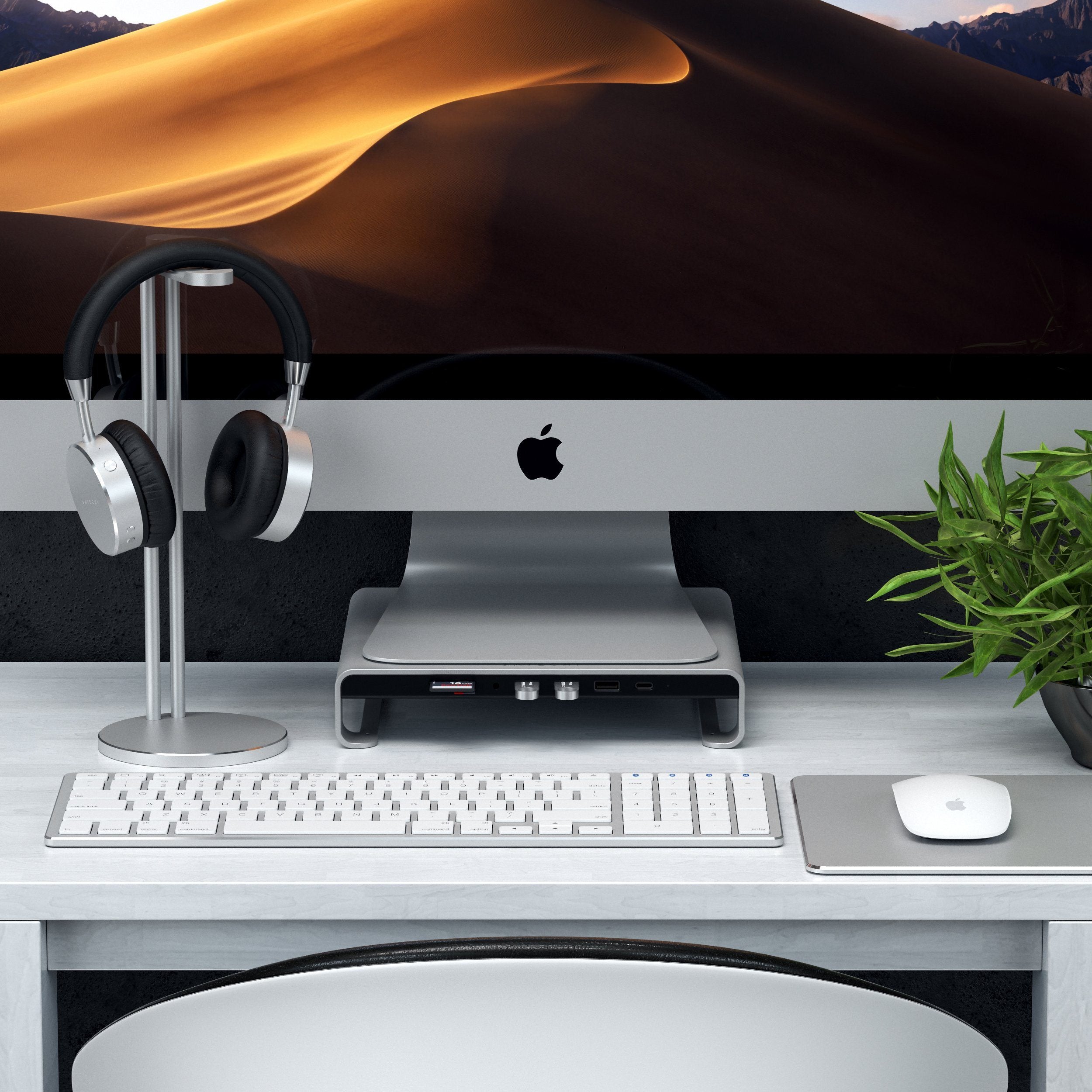 Satechi USB-C Clamp Hub for iMac 24 • Argent
