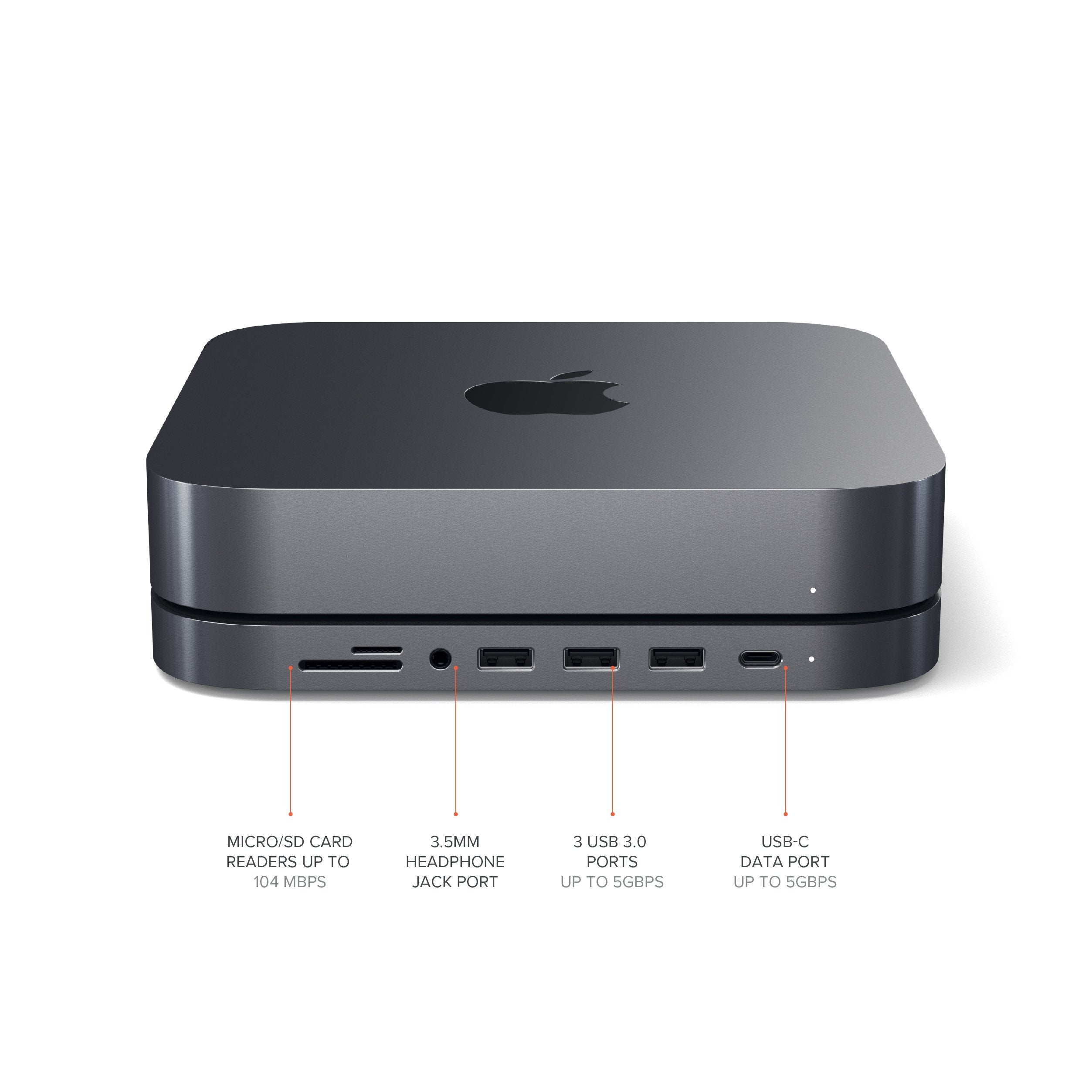 Soporte y concentrador SATECHI con ranura para SSD para el Apple Mac Mini  M1 - Accesorios Apple - LDLC