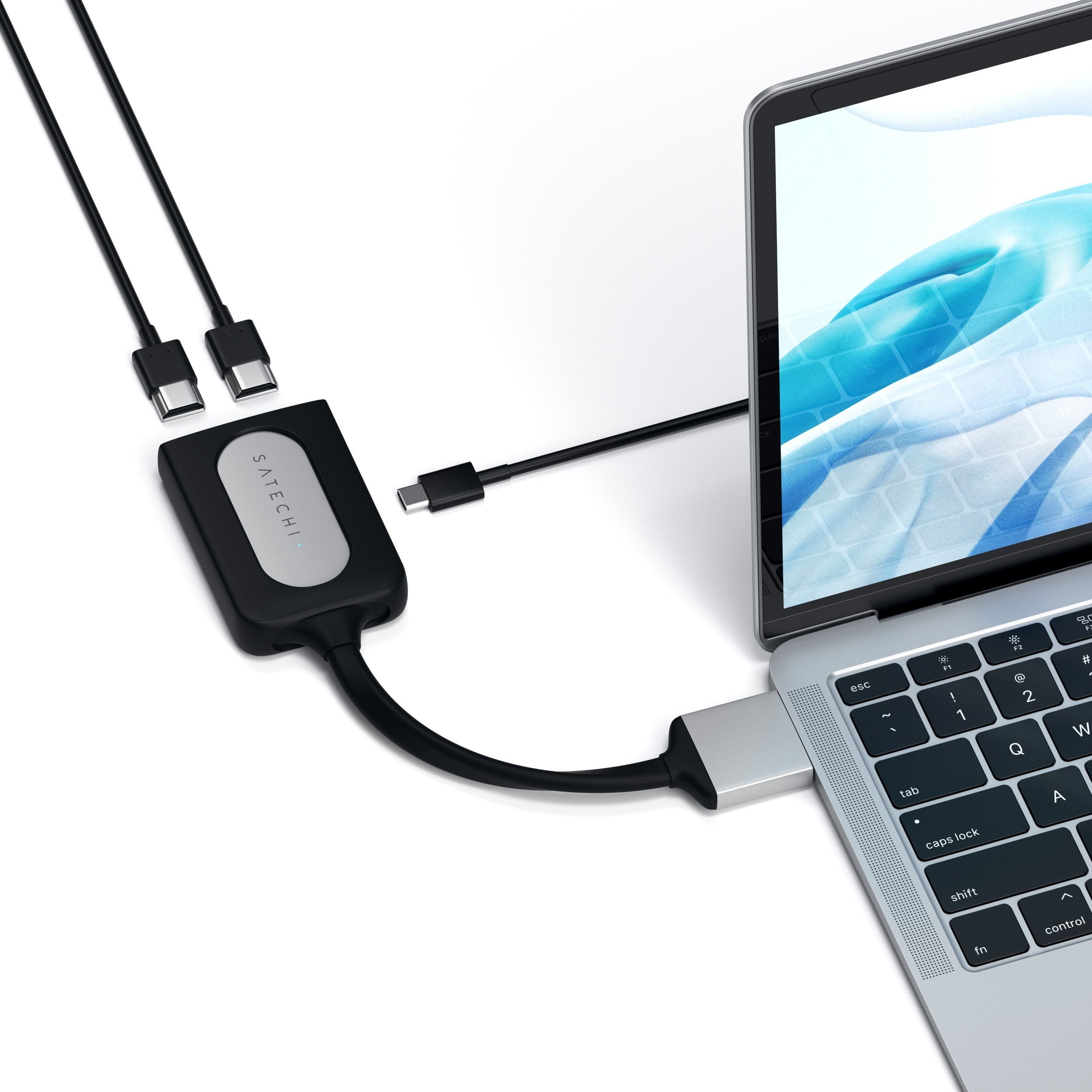 Adaptateur et convertisseur Satechi Adaptateur HDMI Double USB-C