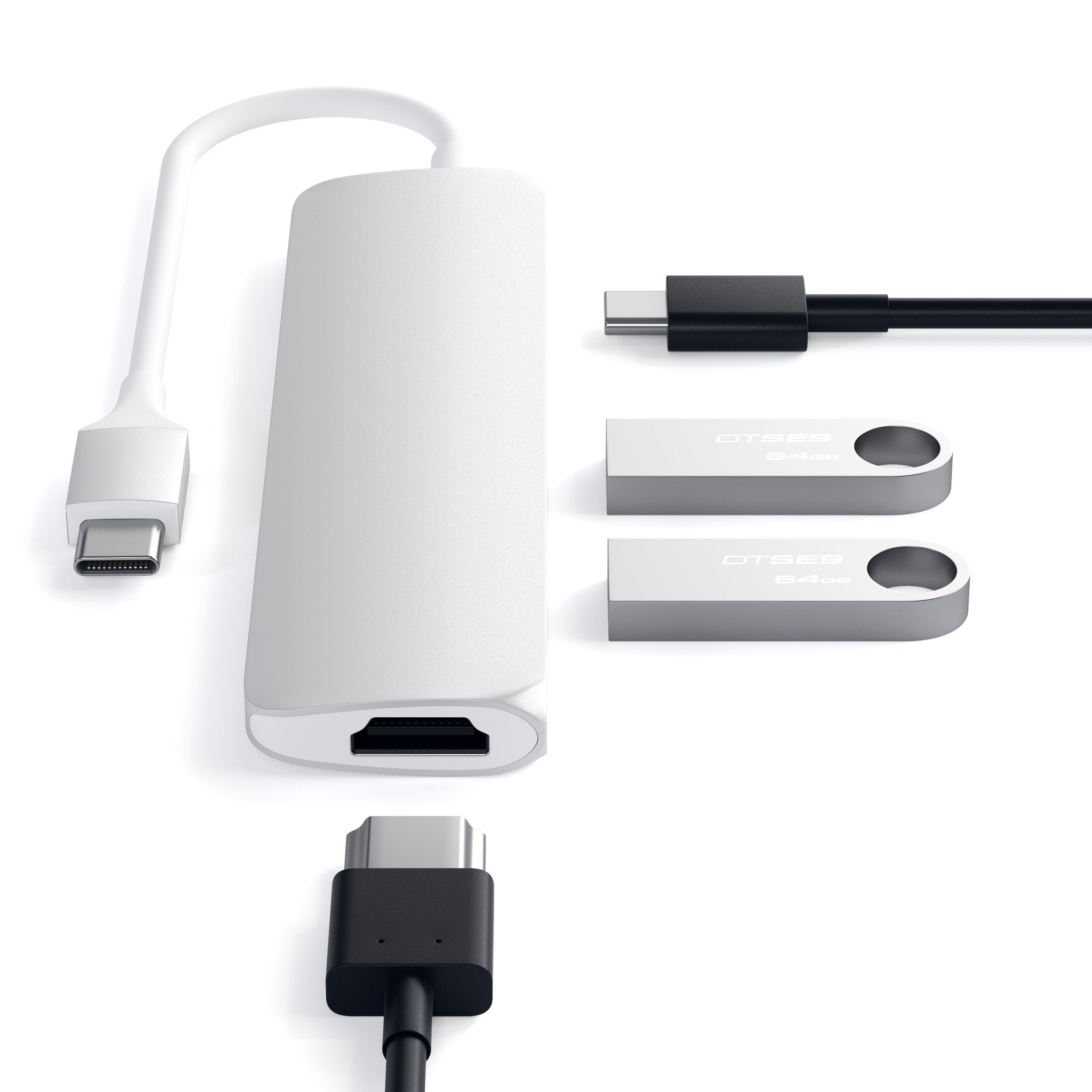 Satechi Aluminum USB-C Multiport Pro Adapter - Apple