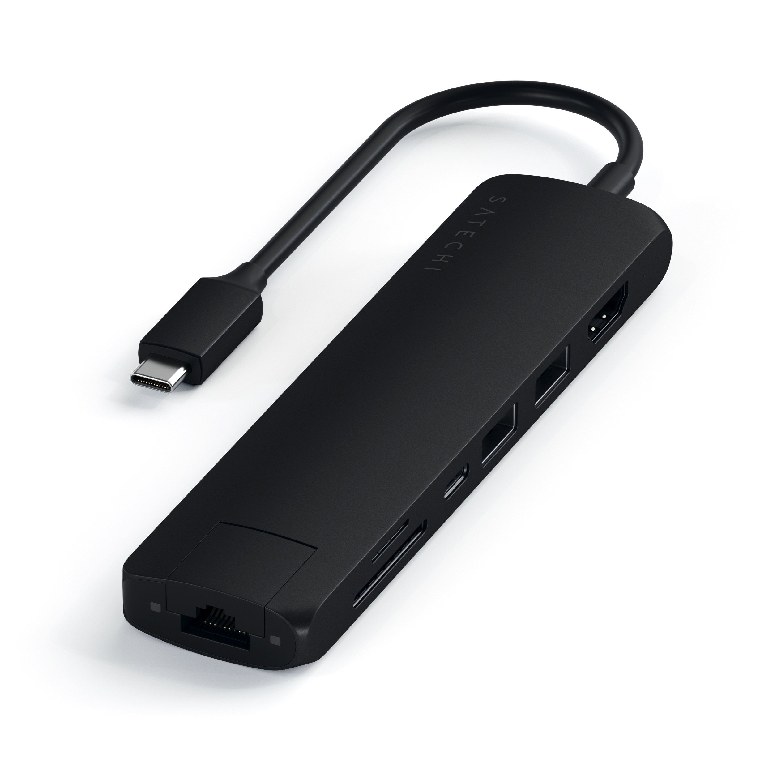 Satechi Adaptateur USB-C Multi-Ports 4K Ethernet - Argent