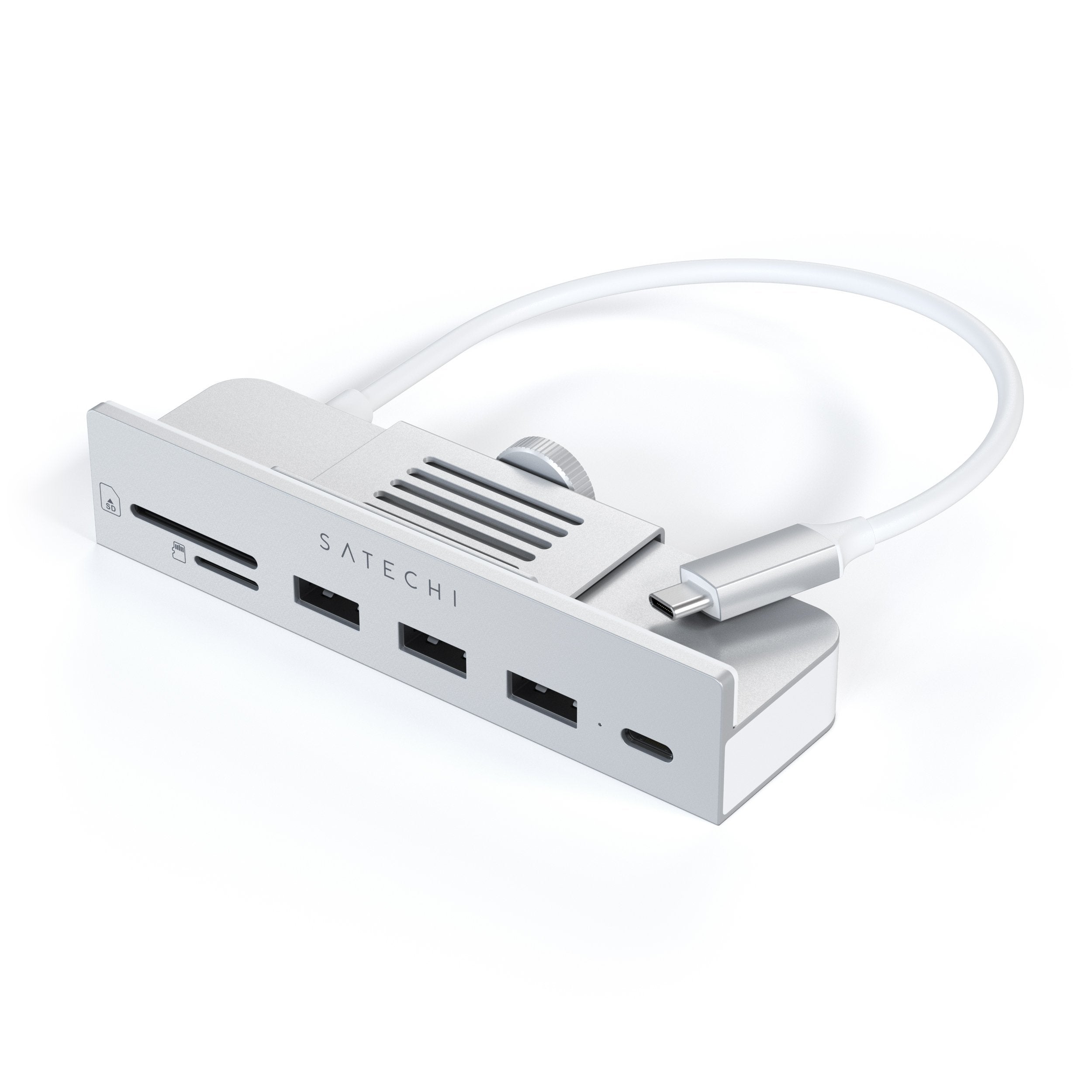 Satechi USB-C Clamp Hub for iMac 24 • Argent