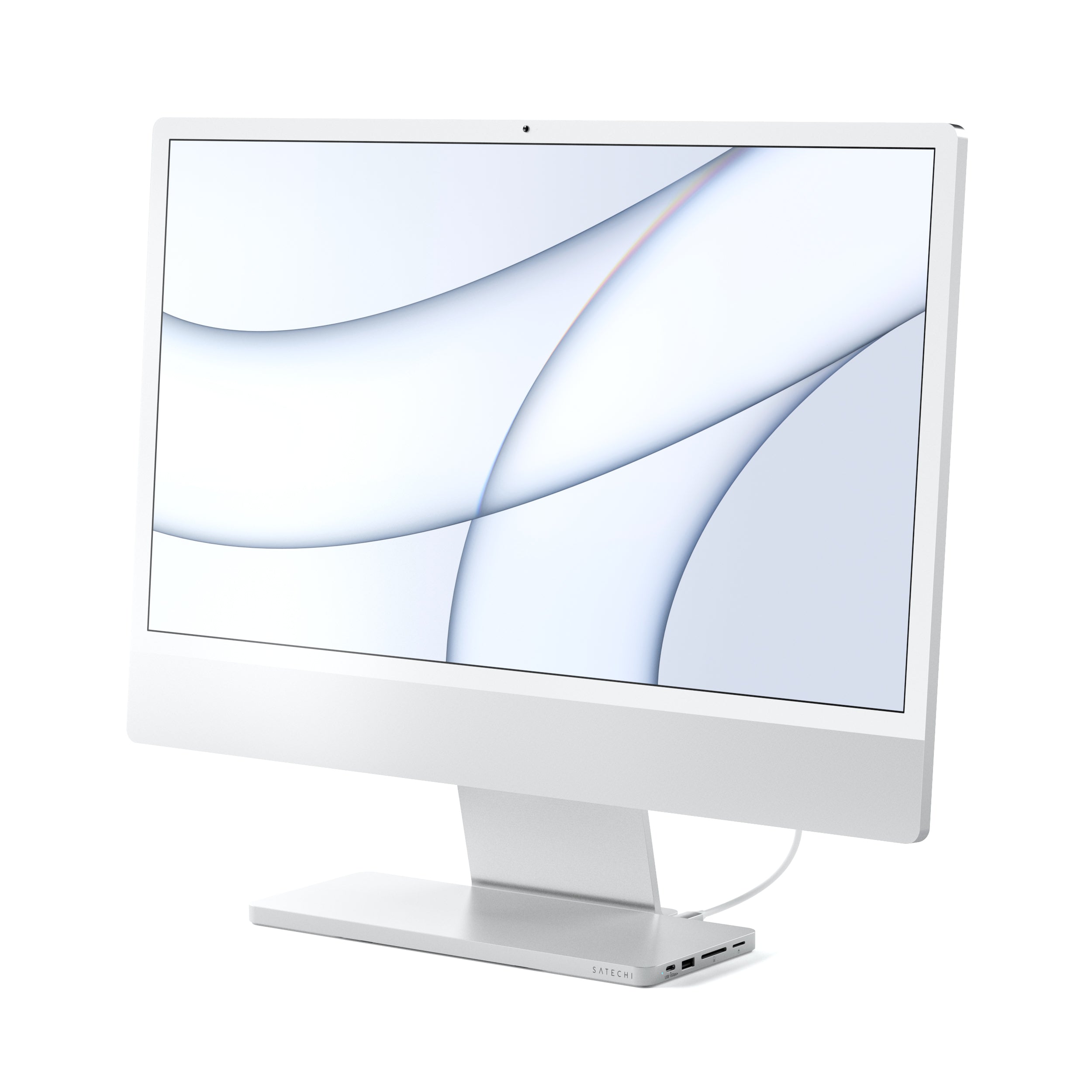 USB-C Slim Dock for 24” iMac Hubs Satechi Silver 