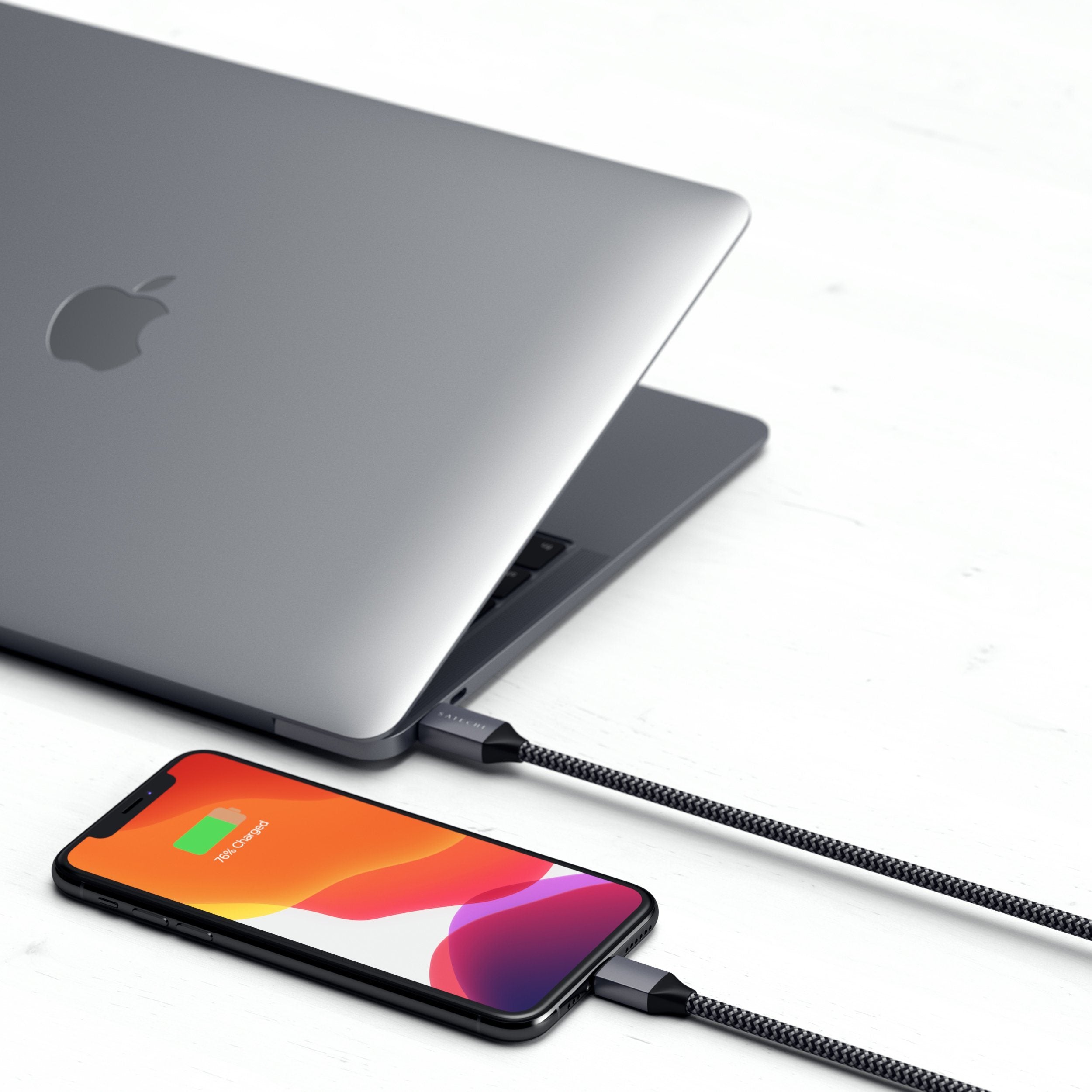  Satechi USB-C to Lightning Charging Cable [MFi Certified] – 10  Inches / 25 cm – Compatible with iPhone 13 Pro Max/13 Pro/13 Mini/13, iPhone  12 Pro Max/12 Mini/12, XS Max/XS/XR/X, 8 Plus/8 : Electronics