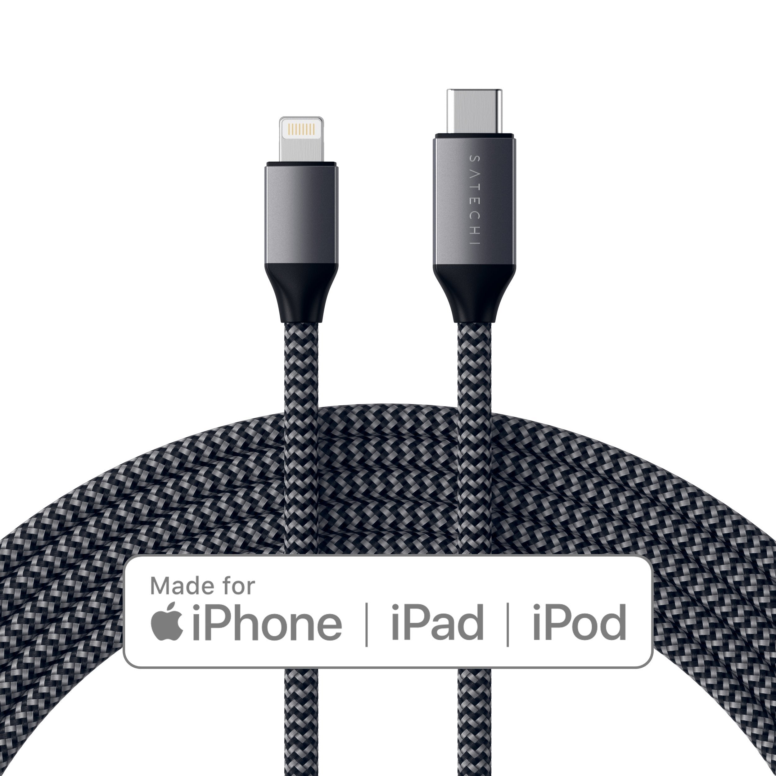 USB-C to Lightning Cable - Apple MFi Certified - Satechi