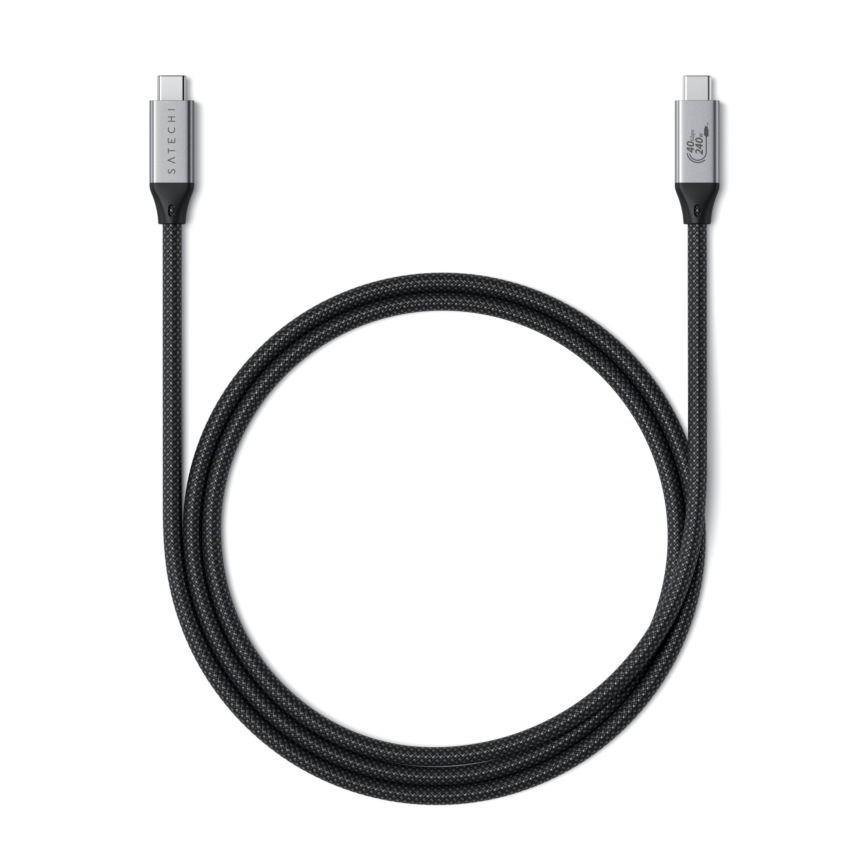 SATECHI – Cable USB Type-C vers HDMI 4K @60Hz Gris Anthracite