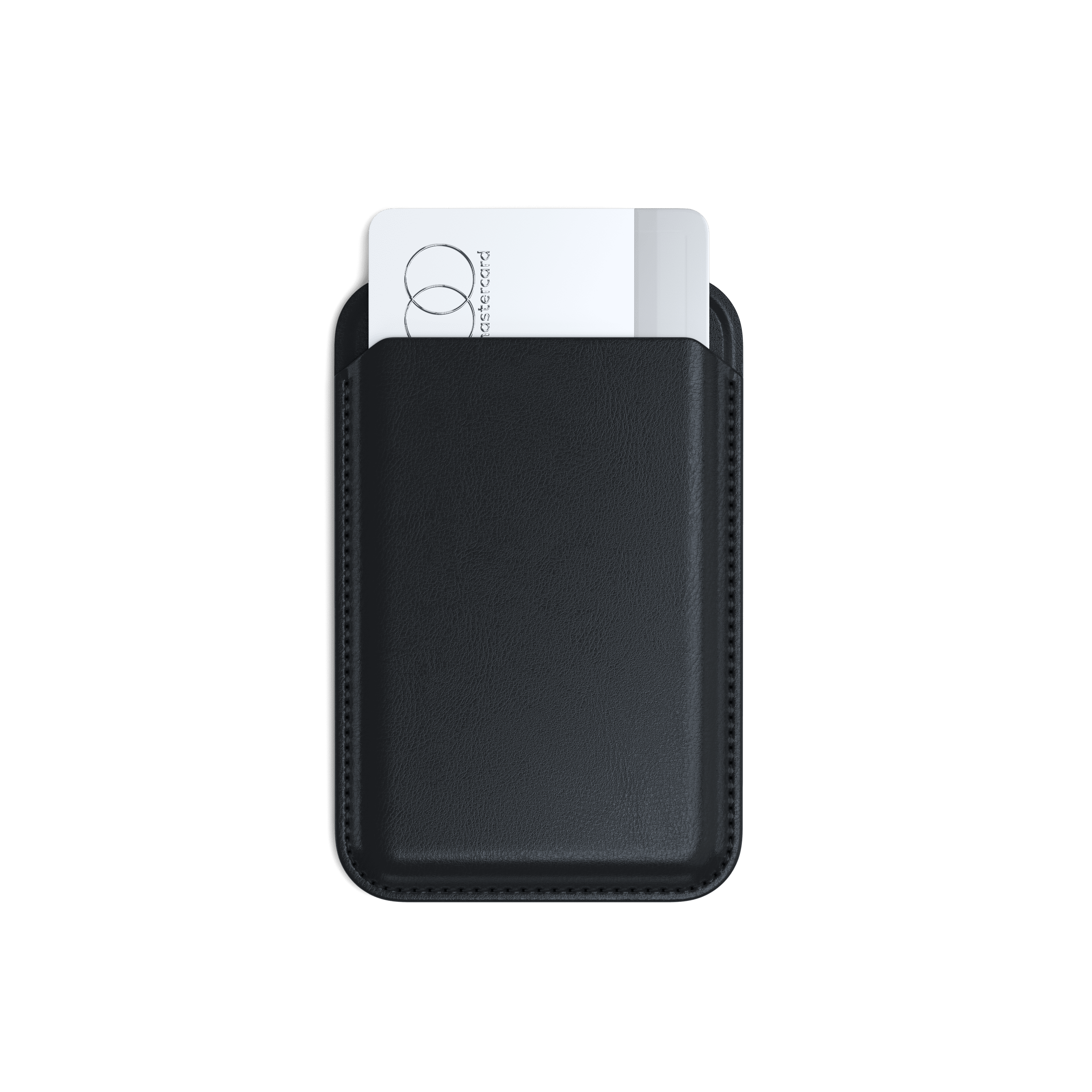 Vegan-Leather Magnetic Wallet Stand Satechi Black