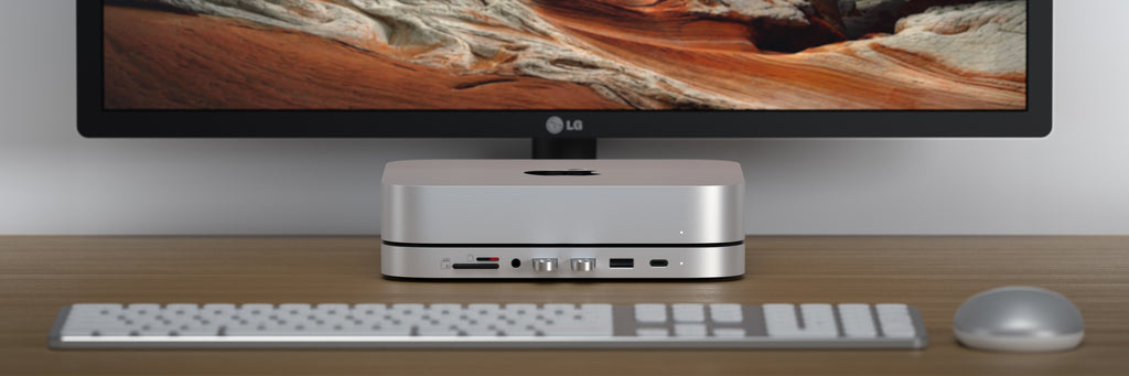 Stand & Hub for Mac Mini with SSD Enclosure