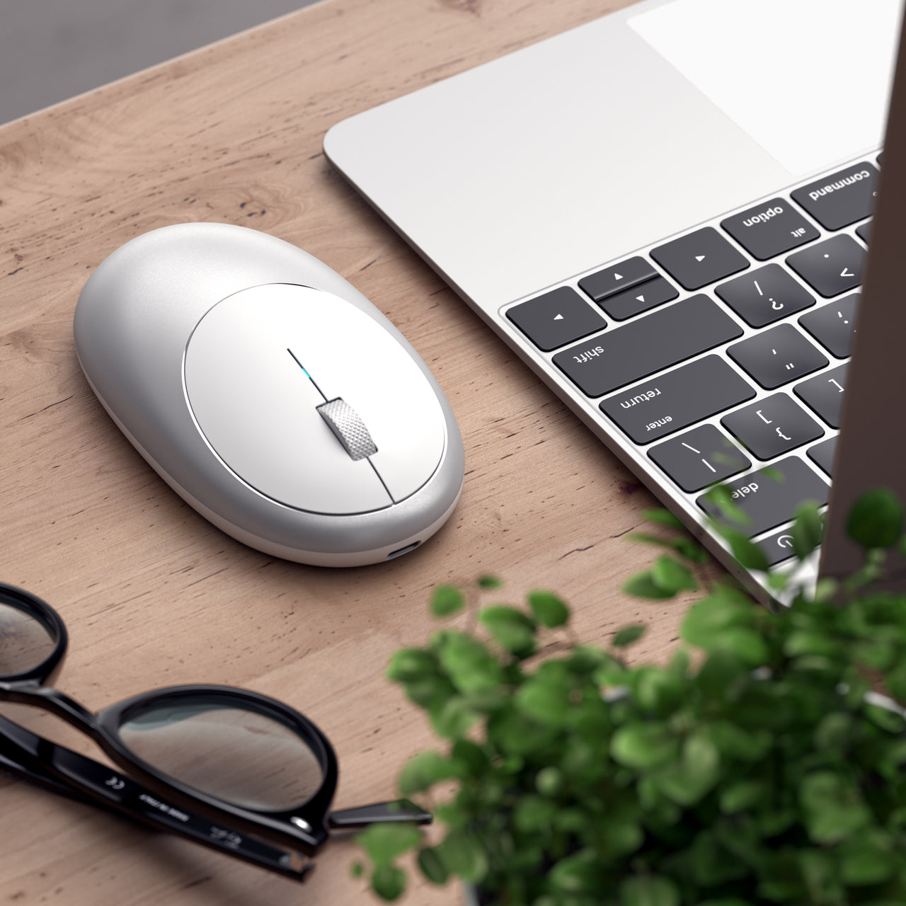Bewust Promotie Voorstad M1 Wireless Mouse for Mac - Rechargable, Modern - Satechi