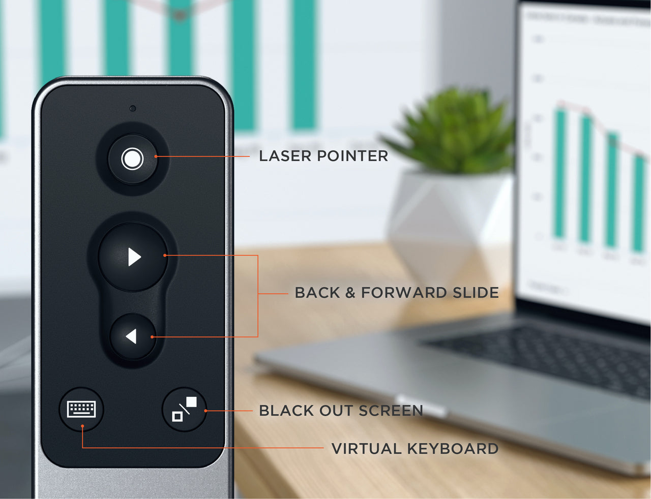 bluetooth presentation remote for ipad