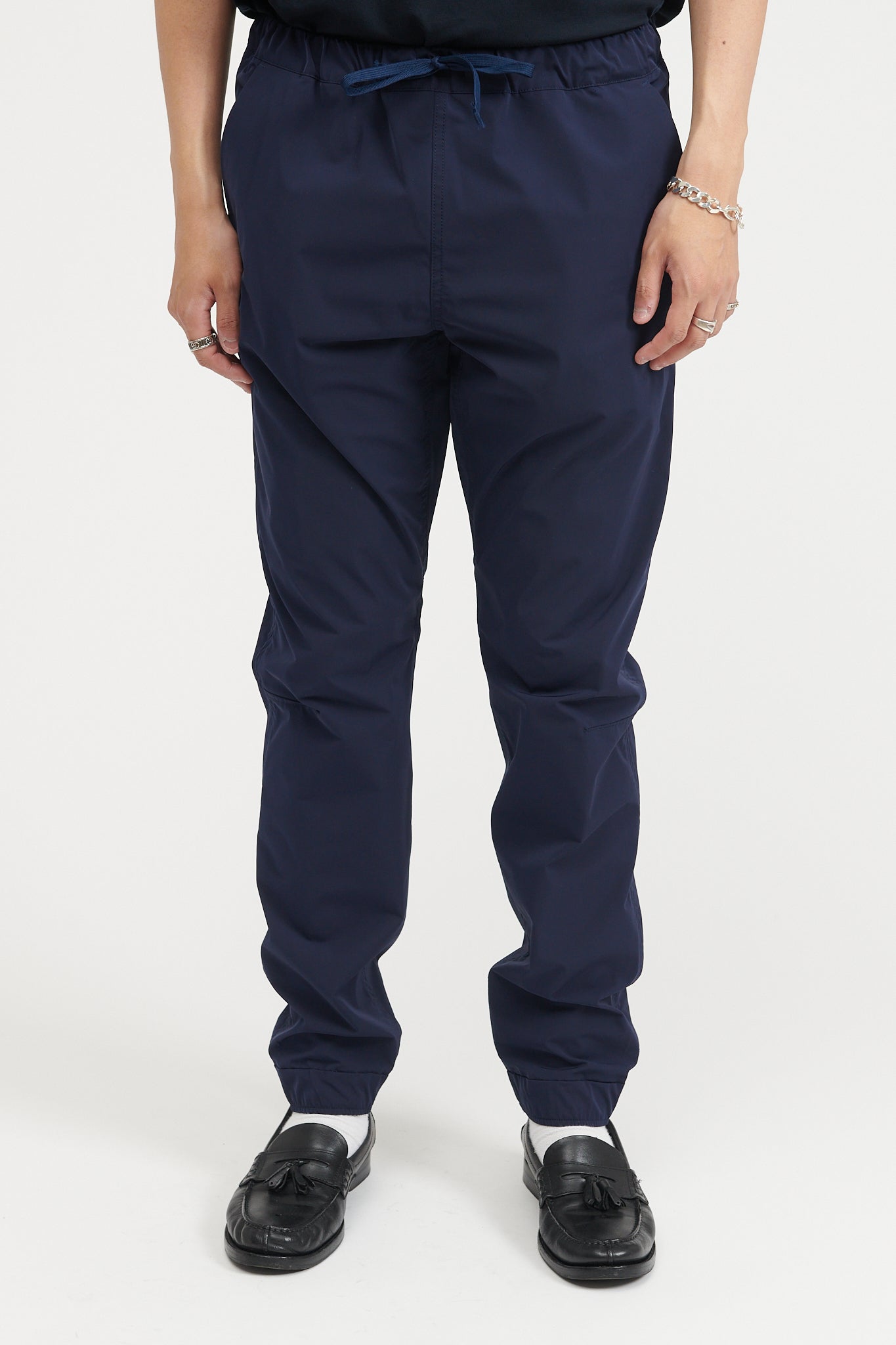 Coach Easy Rib Pants Poly Twill Stretch Dicros Solo - Navy