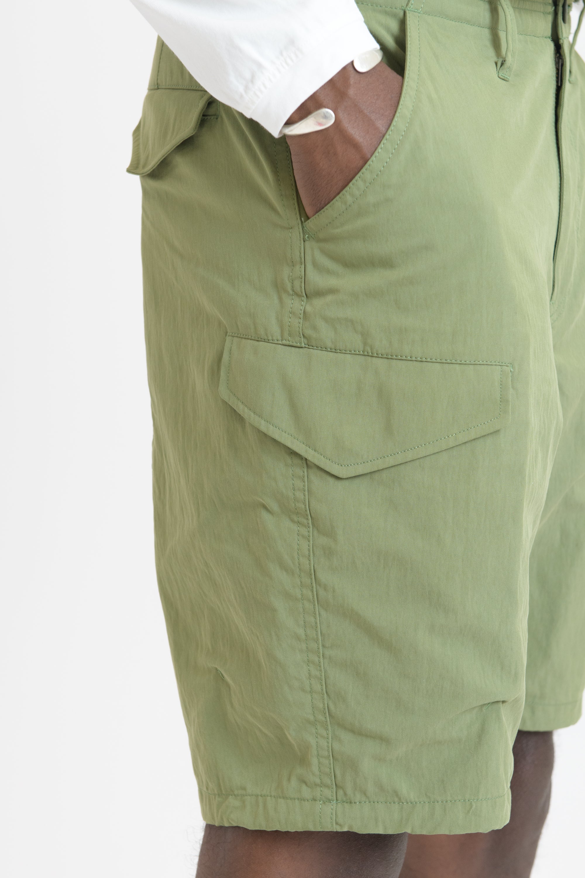 Trooper 6 Pocket Shorts Bafu Cloth - Olive