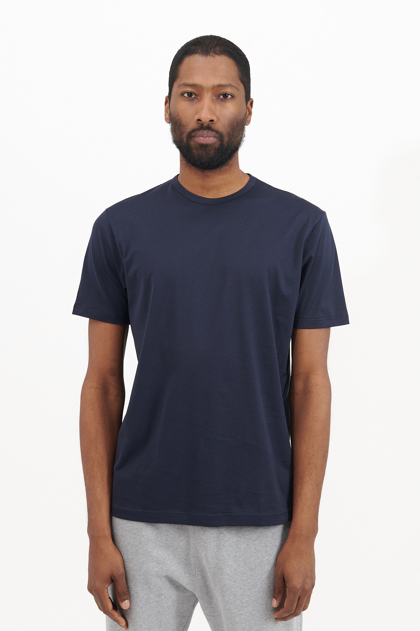 SS Crewneck T-Shirt - Navy