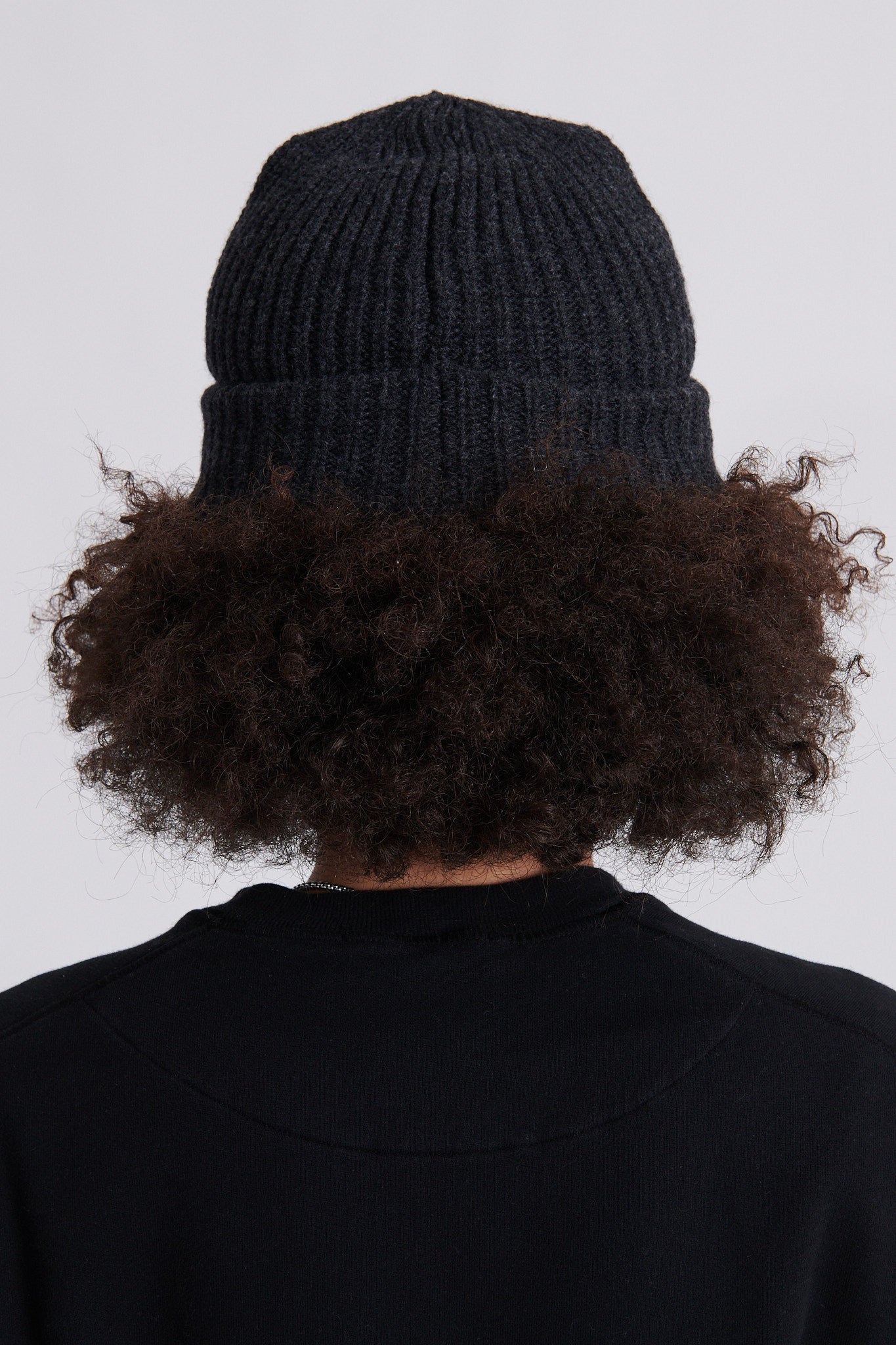 N10B5 Geelong Wool Knit Hat - Charcoal