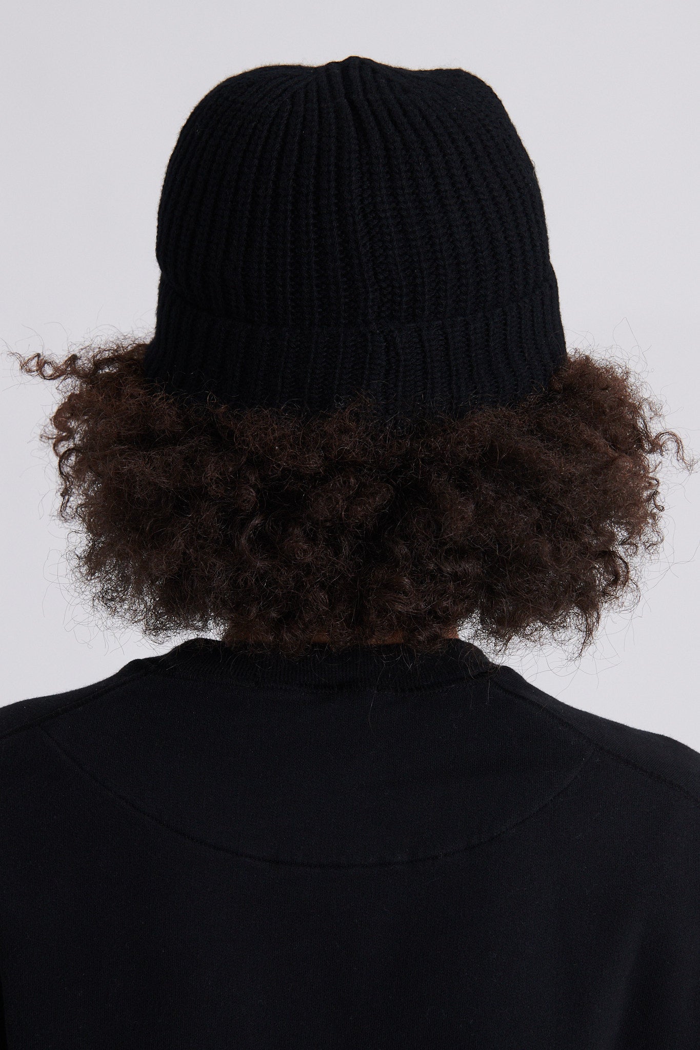 N10B5 Geelong Wool Knit Hat - Black