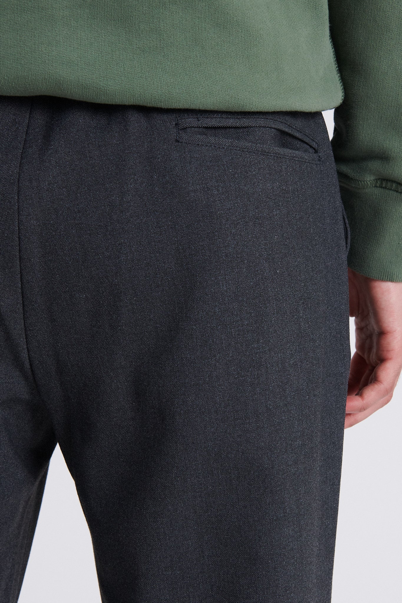 Tapered Easy Pants - Charcoal