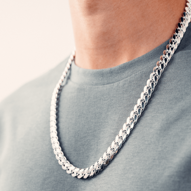 4mm Silver Franco Chain, Silver Chain for Men, Proclamation Jewelry