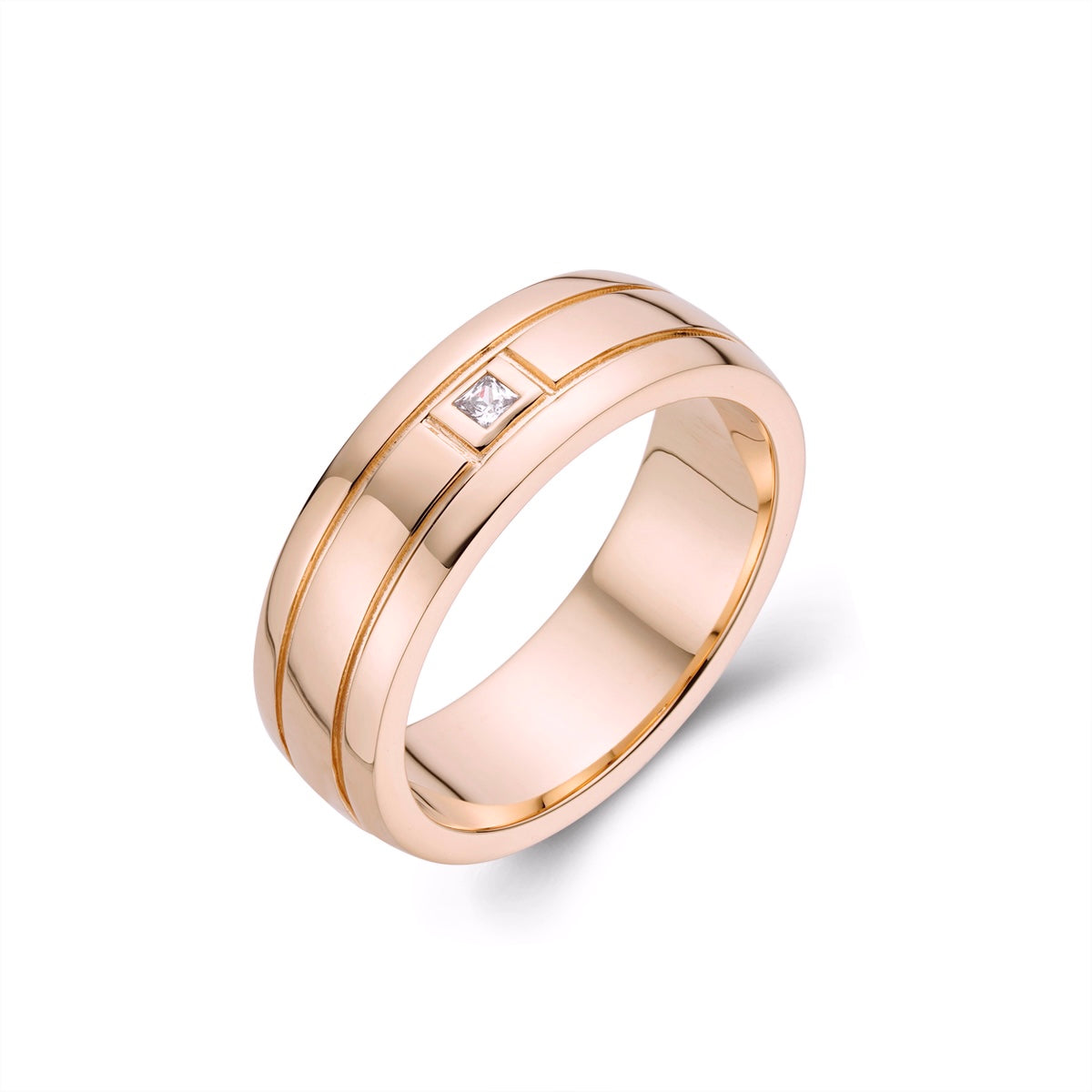 Turia Solitaire Diamond Ring For Men | Stylish & Modern | CaratLane