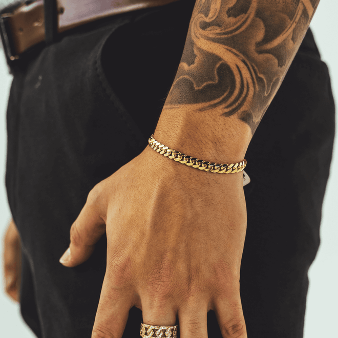 Handmade 8mm Cuban Link Bracelet – Avarogersjewelry