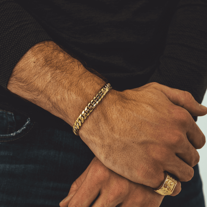 18K Yellow Solid Gold Miami Cuban Link Bracelet 11 mm – Avianne Jewelers