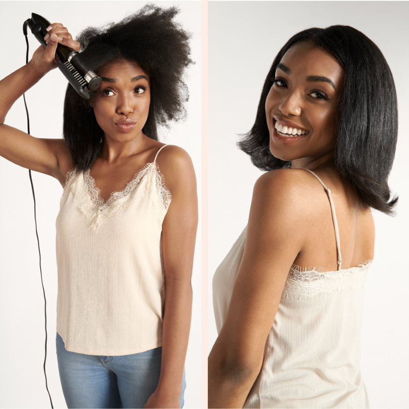 How to Straighten Curly Hair in 6 Steps | InStyler