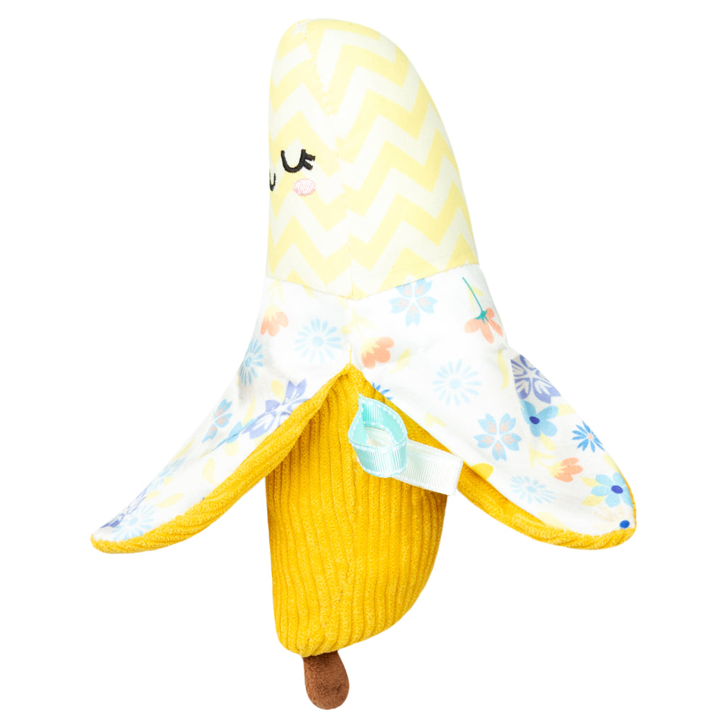 Squishable Yellow Banana Plush Comfort Food Smiling Fruit with